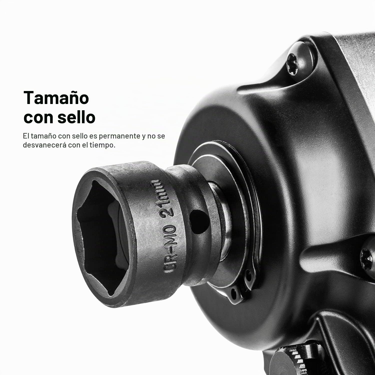 Capri Tools, Juego de llaves vaso de impacto gruesas, métrico, 9,5 mm