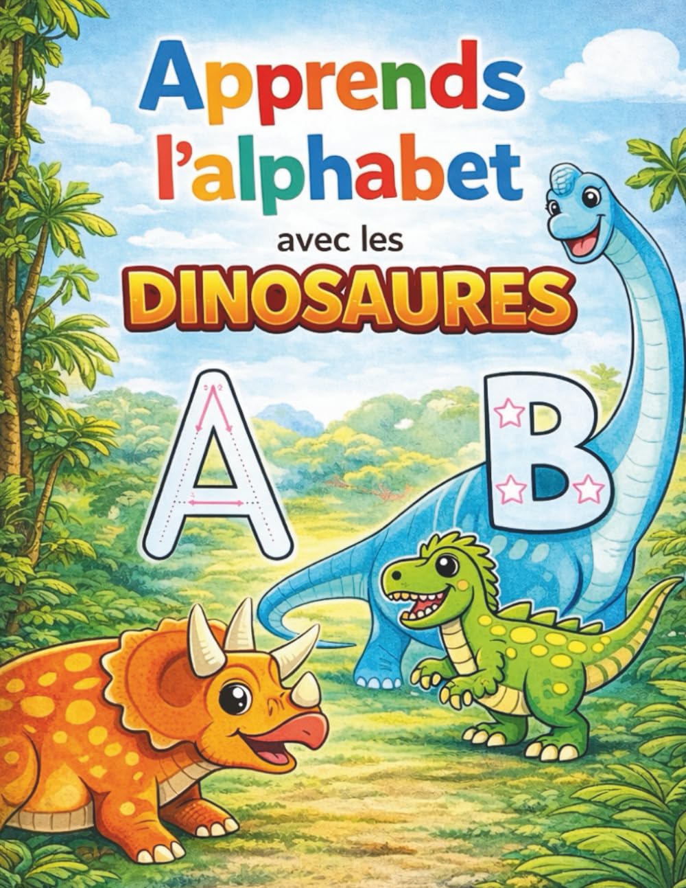 Apprends l’alphabet avec les dinosaures