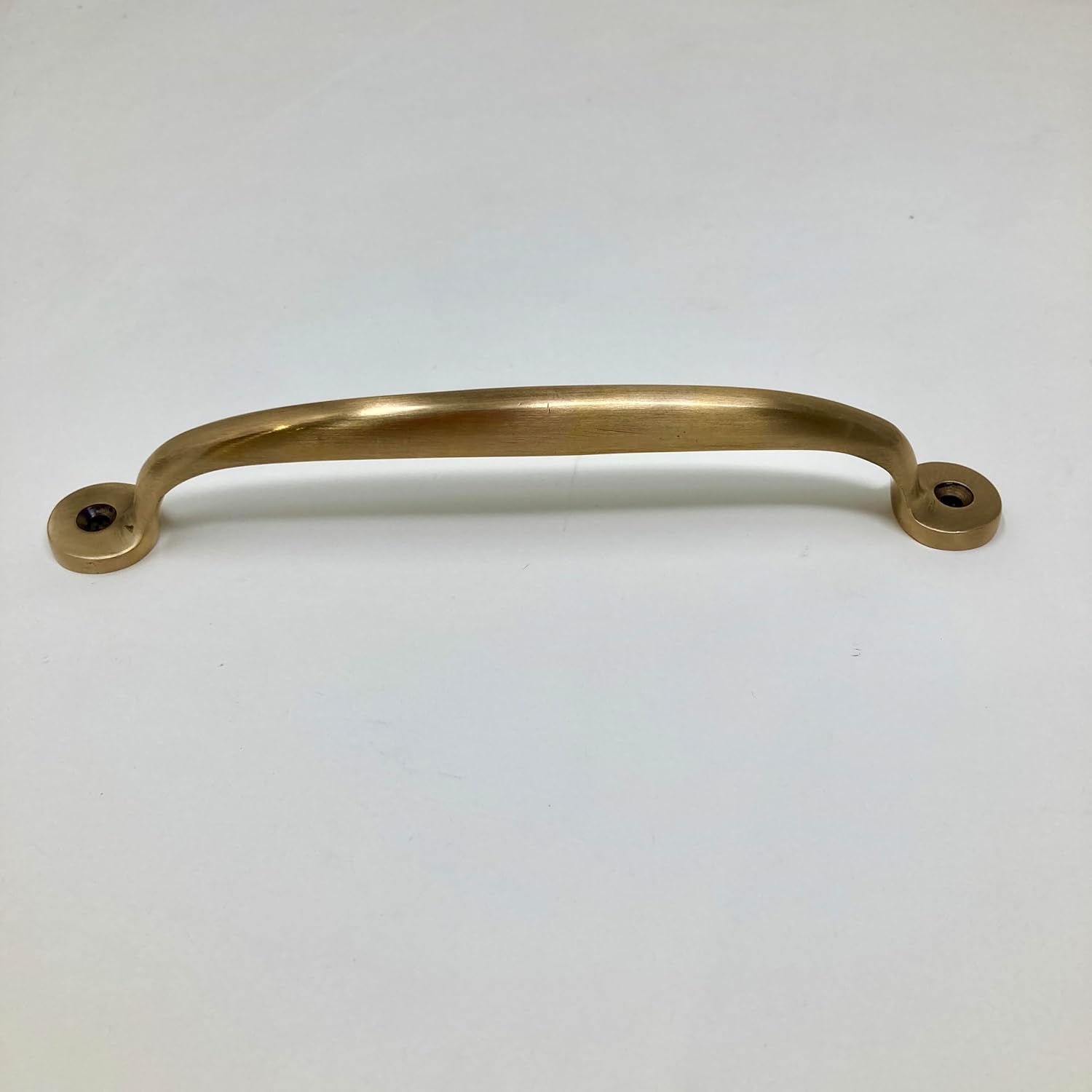 Aged Brass UNLACQUERED Solid Matt Cabinet Knobs and Handles (Pull Handle 215mm)