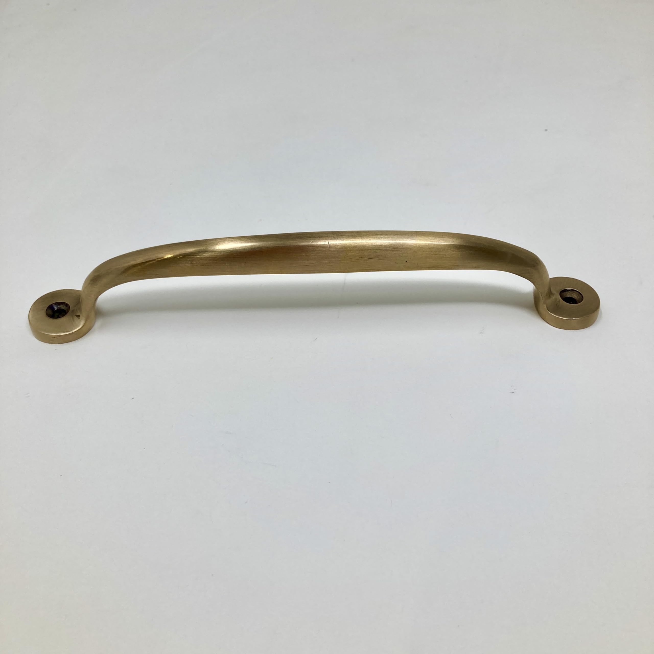 Aged Brass UNLACQUERED Solid Matt Cabinet Knobs and Handles (Pull Handle 175mm)