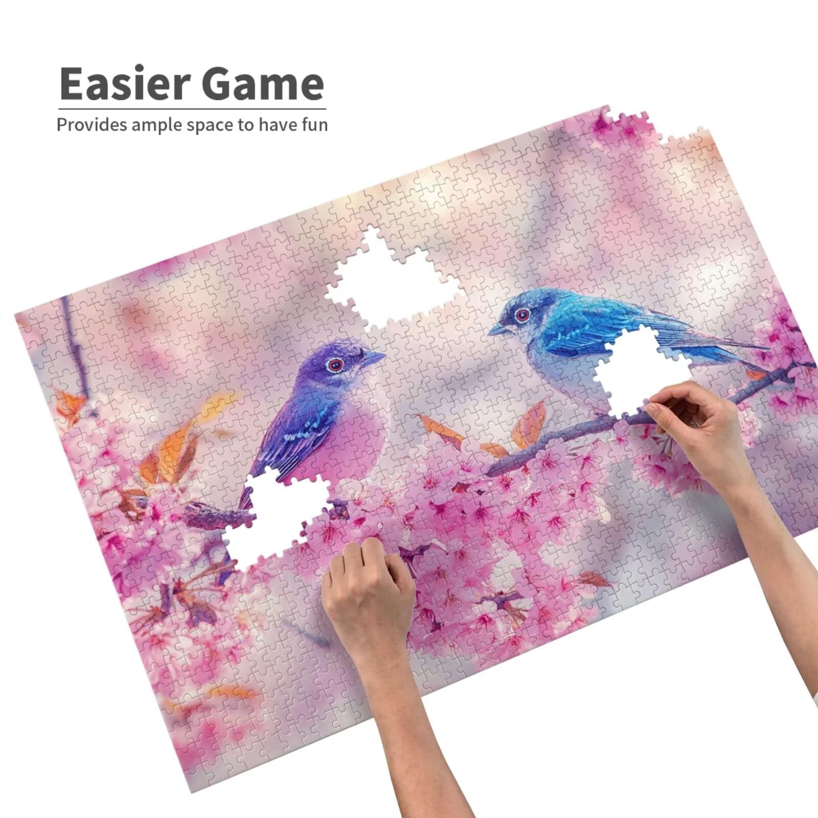 Puzzle Blume Puzzle 3000 Teile Tier Puzzles Erwachsene mit Geschenkbox, DIY Groß Holzpuzzle für Erwachsene, Geschicklichkeitsspiel für Die Ganze Familie Geschenke für Frauen,Wanddeko 81 x 122 cm -505y