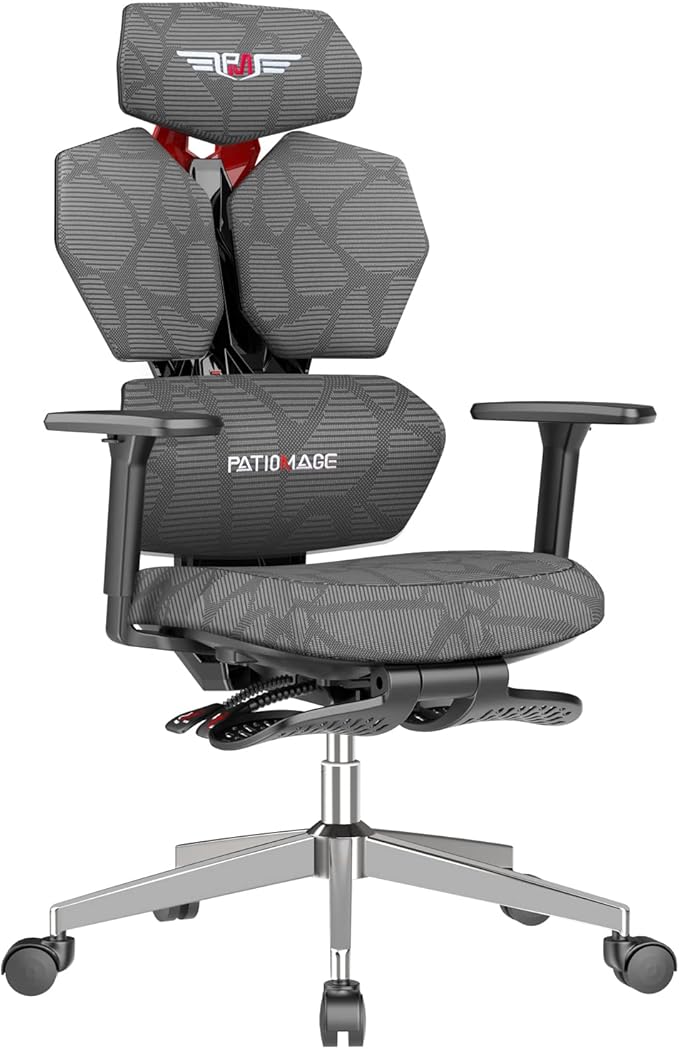 PatioMage Gaming Chair with Footrest Ergonomic Office Chair High Back Gaming Chairs