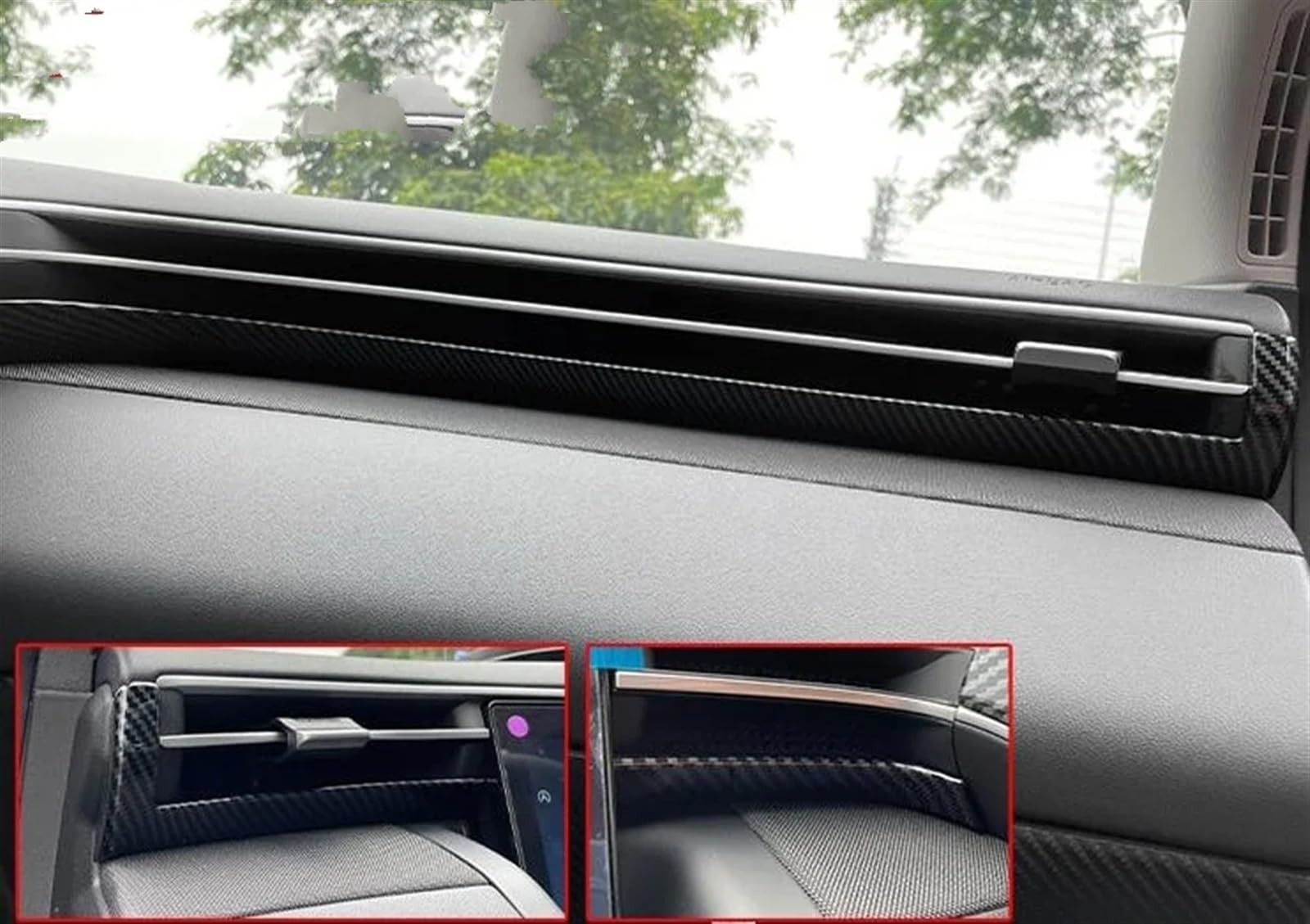 Copertura Protezione Presa Aria Condizionata Auto In ABS Per Hyundai Tucson NX4 2021-2023 – Interni Sportivi