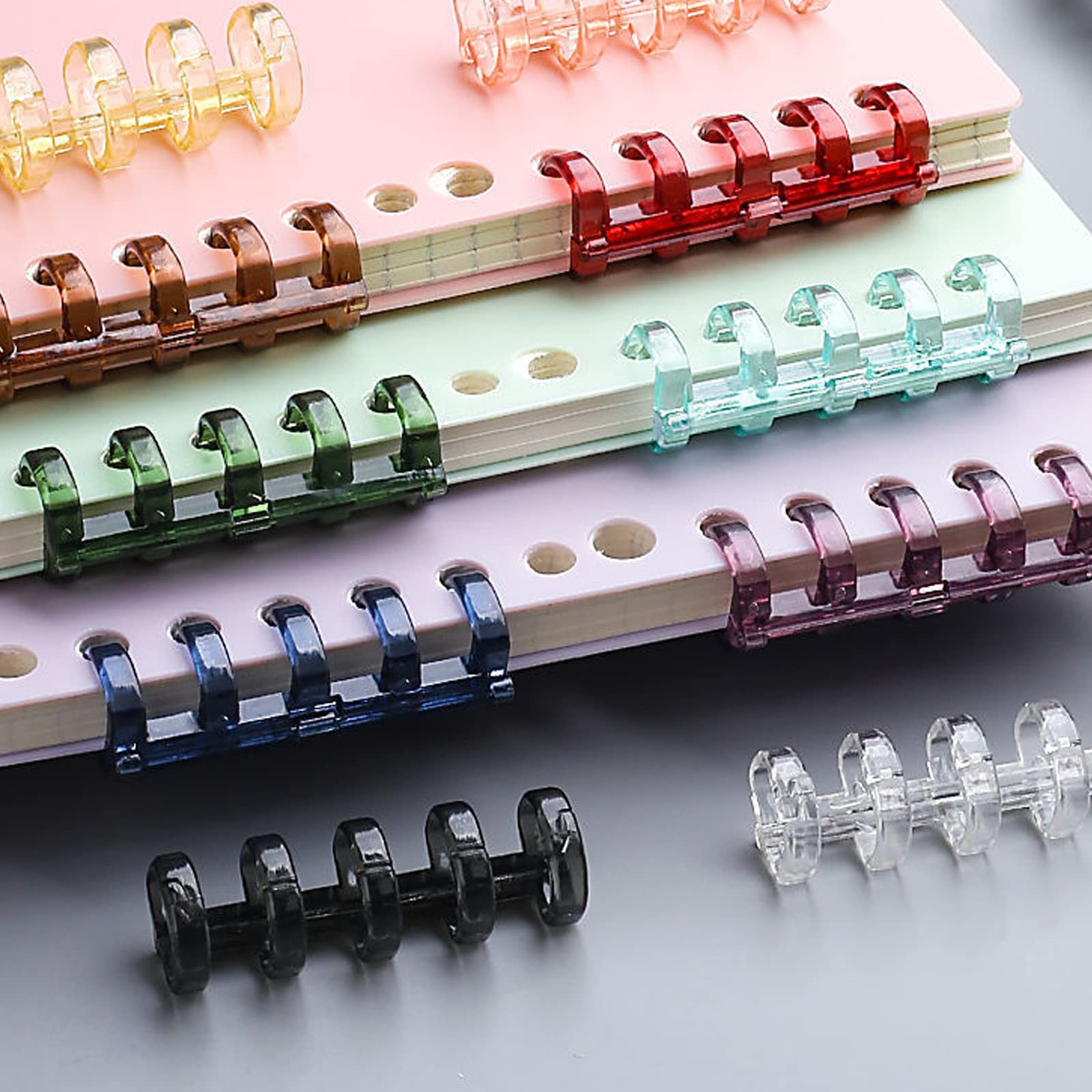 Amazon | Makuki ルーズリーフバインダーリング 製本リング 18個入り