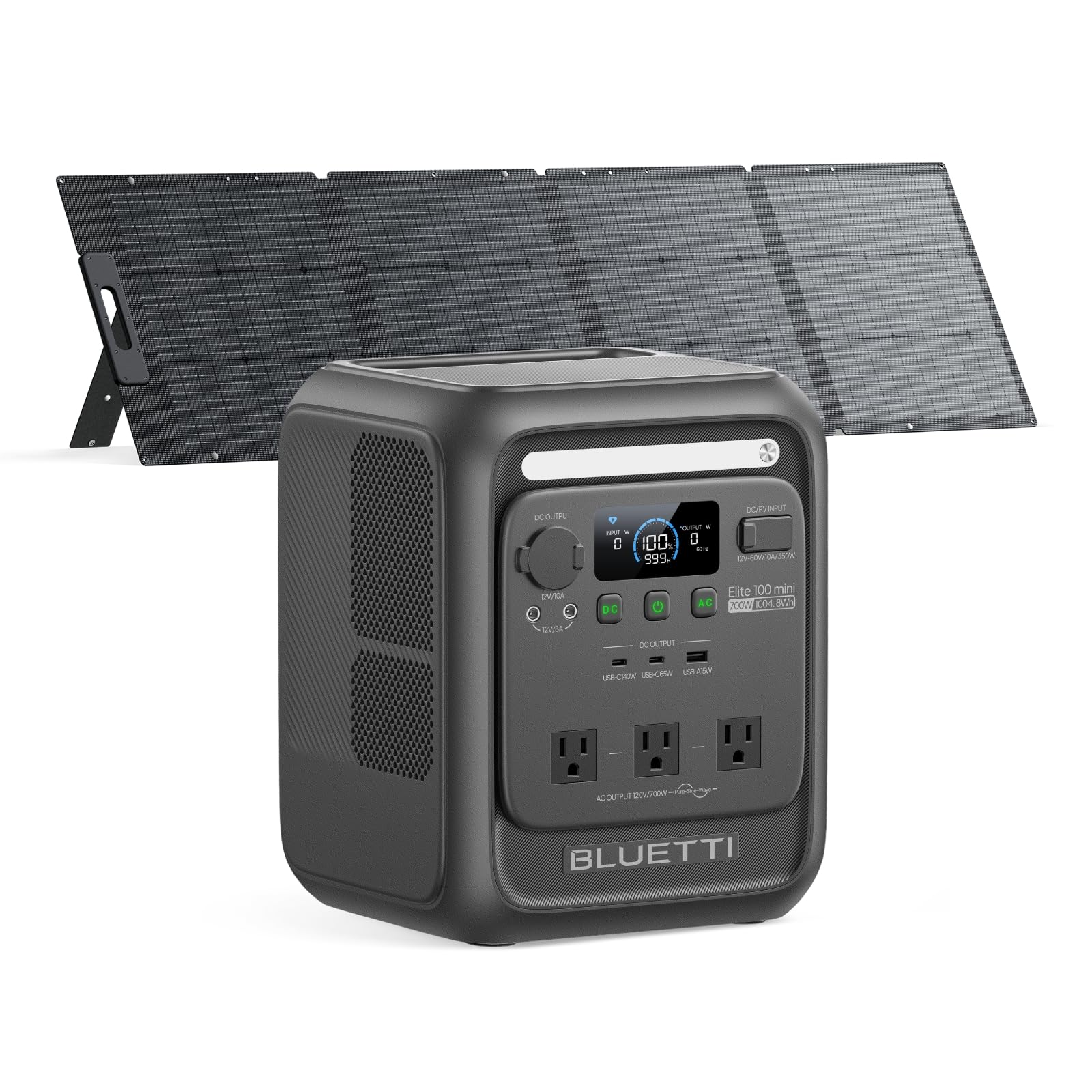 BLUETTI Solar Generator Elite 100 with 200W Panel