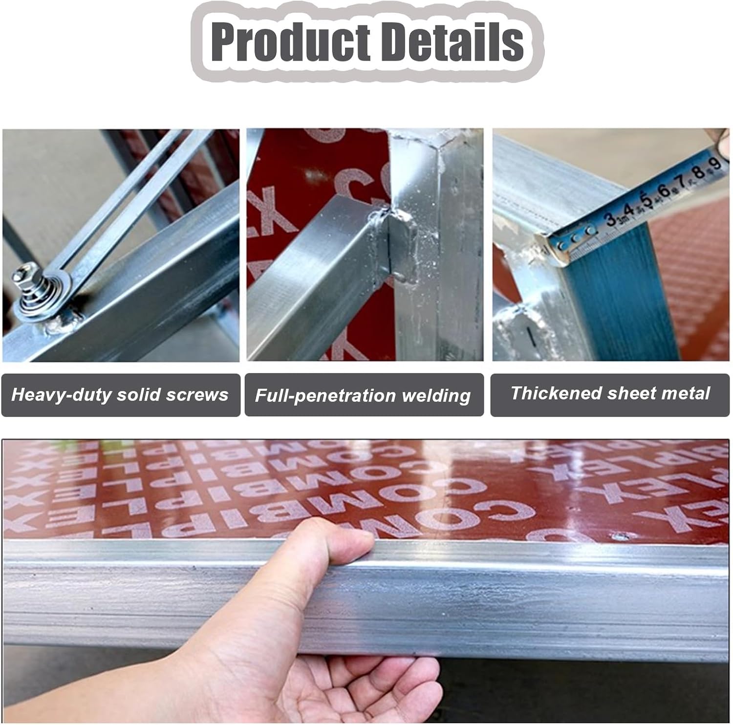 39.3/47.3" Heavy Duty Half Round Stage Platform, Folding Legs Small Stage Riser for Indoor Performances, School Events & Ceremonies(39.3x19.7in/3.3x1.6ft)