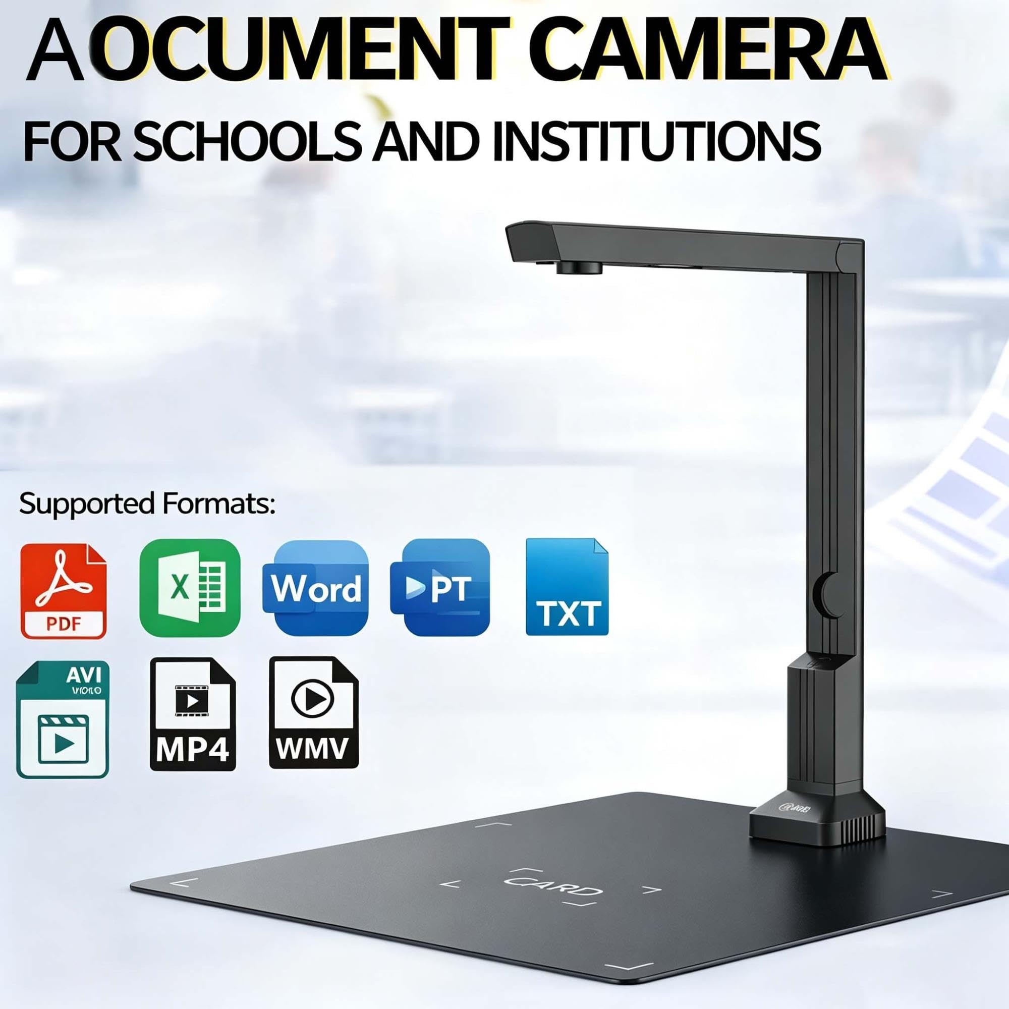 Ultra 16MP Pro portatile Compact Scanner di Documenti, USB 6 LED