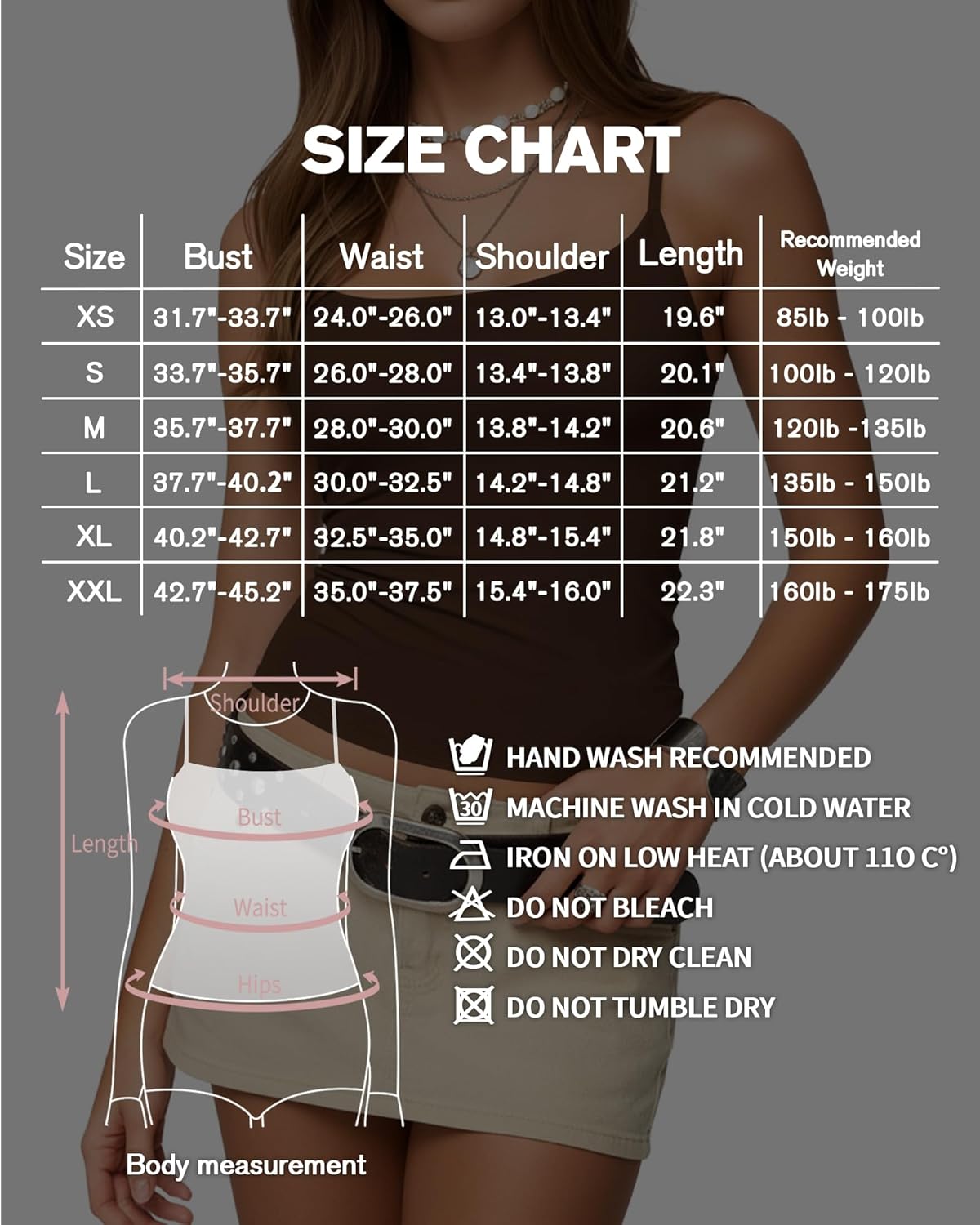 MANGOPOP Womens Camisole Tank Tops Square Neck Spaghetti Strap Cami Double Lined Sleeveless Crop Top Sexy Shirts - Image 7