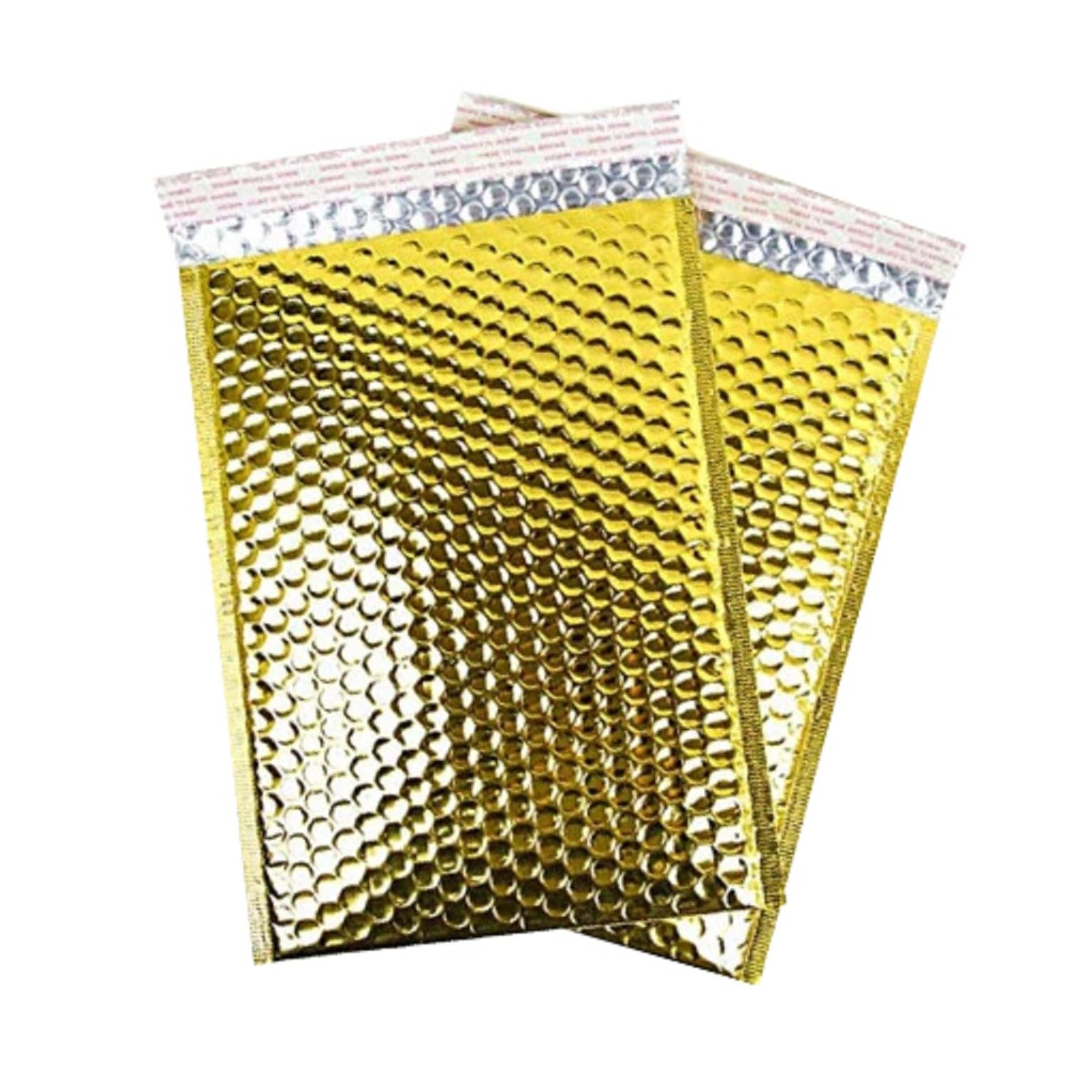 Secure Seal #12  X 17. Large Inch Gold Glamour Bubble Mailers Pack of 10 Shiny Padded Envelopes
