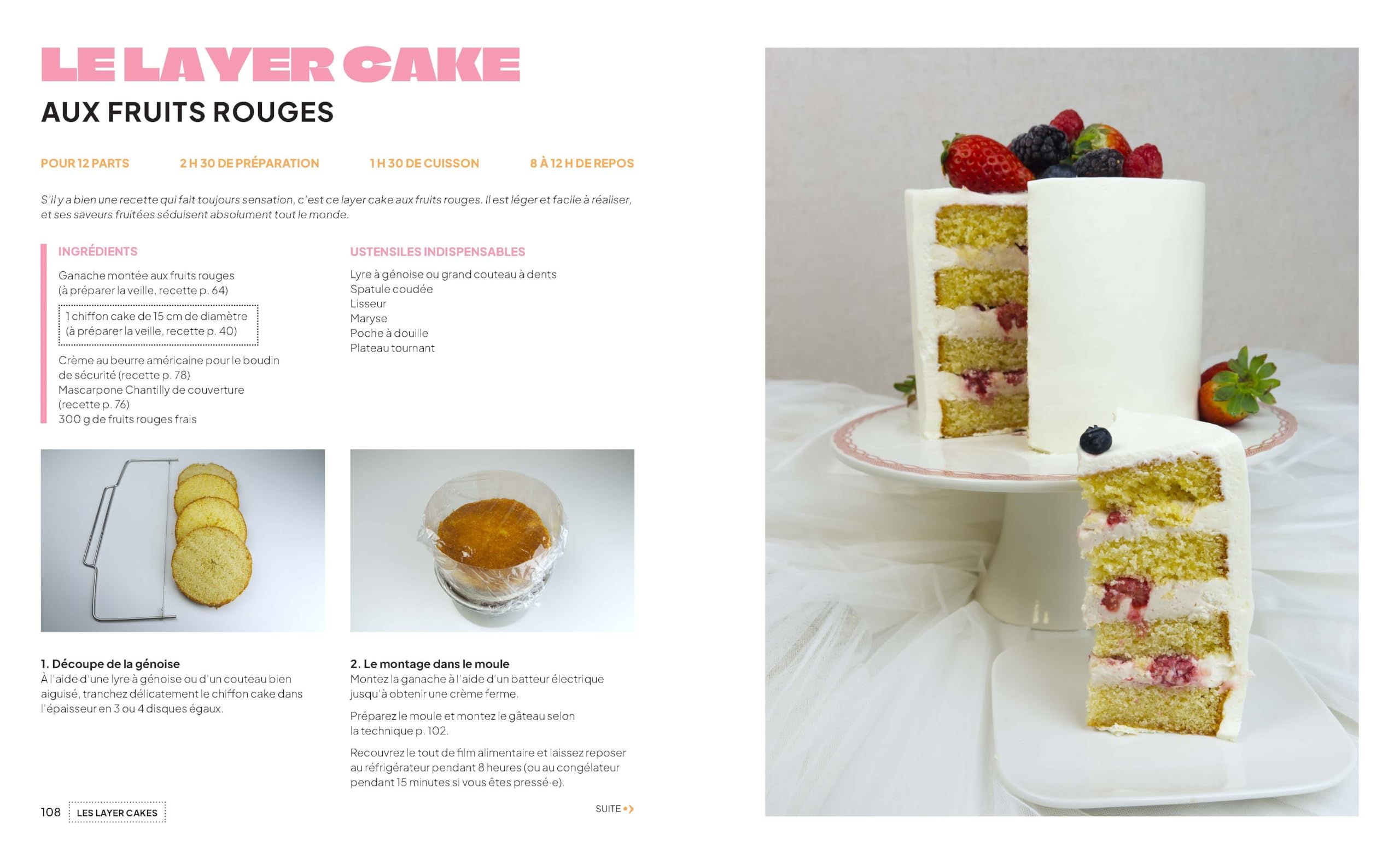 Gâteaux parfaits: Le cake design expliqué pas à pas