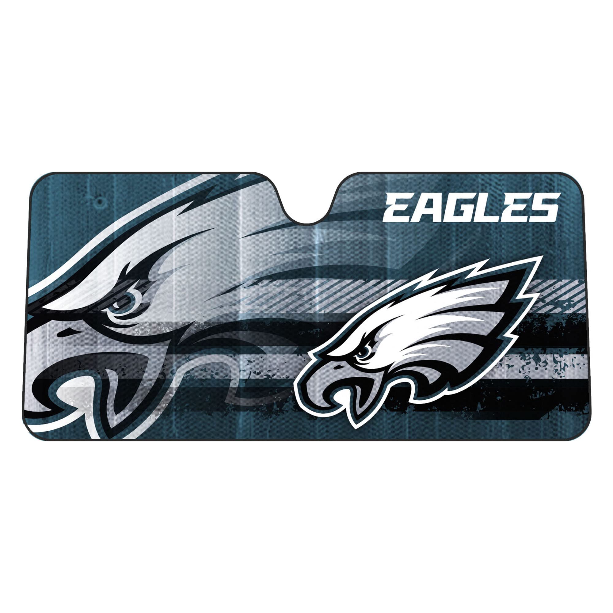 Fanmats NFL Windshield Sun Auto Shade, Sun Shield Sun Visor Accordion tri-fold for Storage 59" x 29.5", Colorful Team Design