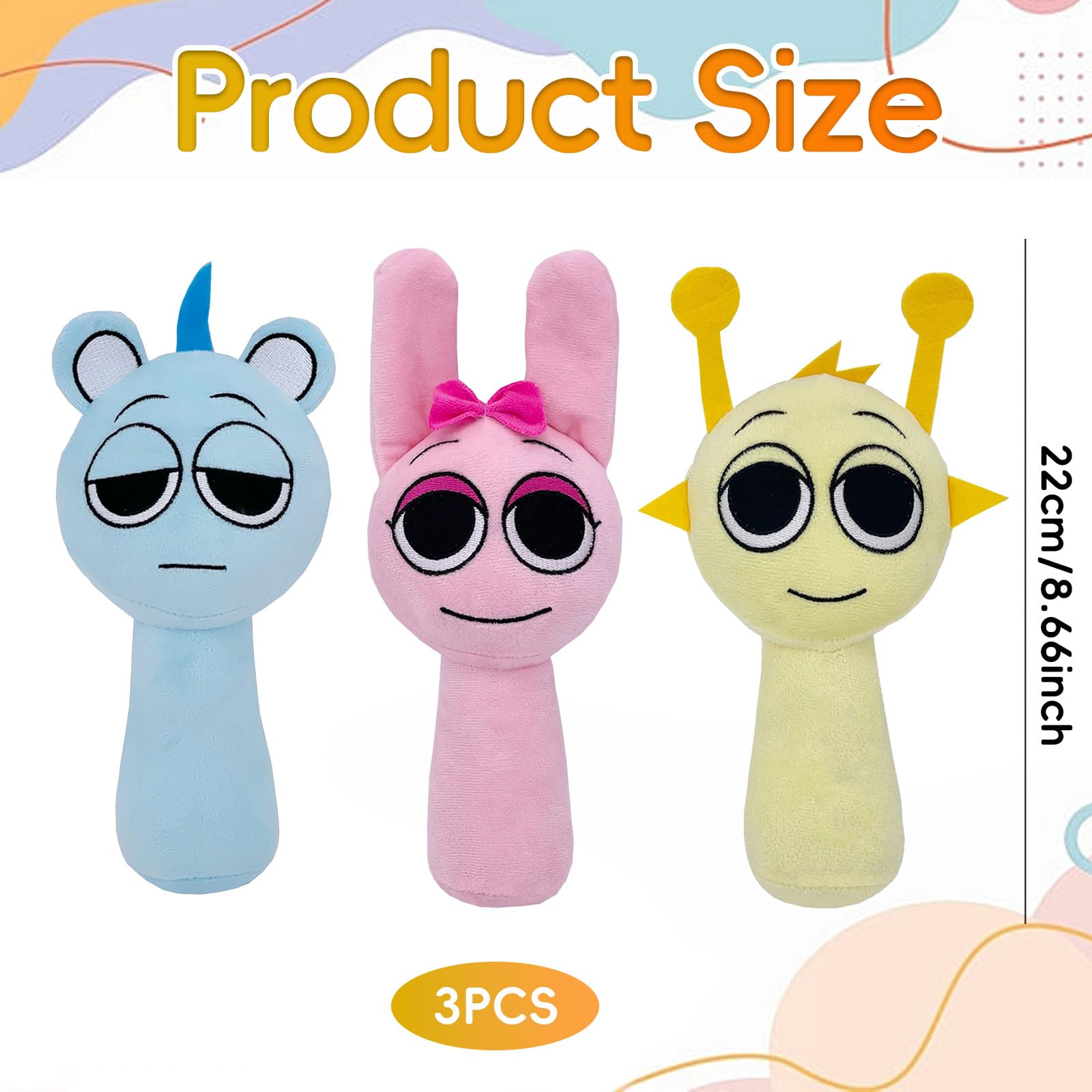 SYSYSYYASNL Peluche Divertente, Peluche Per Fan Di Giochi, Plushies Miglior Regalo per Bambini e Fan