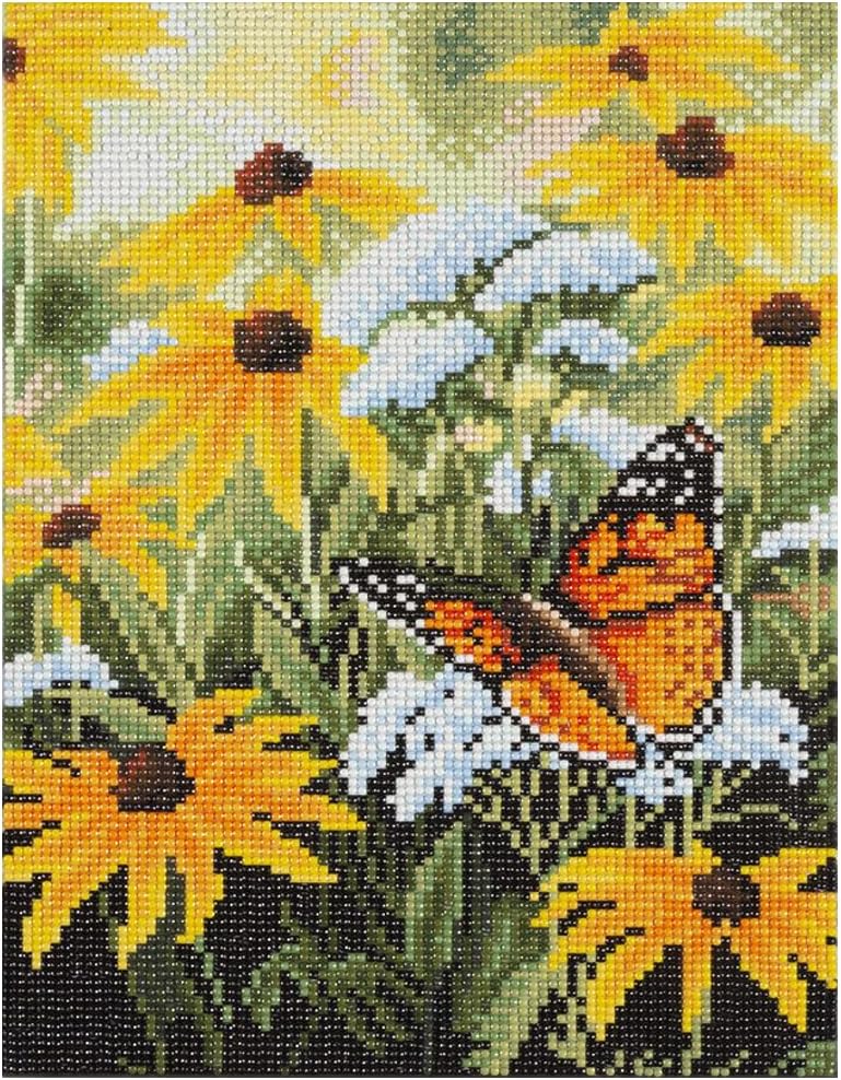 DIAMOND DOTZ Spring Flight Diamond Painting Kits for Adults - Diamond Art Kits a Relaxing Creative Craft Kit with Dotz Gems 13.8x9.8