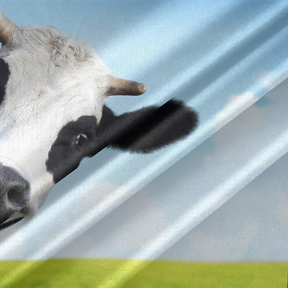 ALARGE Garden Flags Funny Animal Cow Pattern Summer,3x5 Foot UV Fade Resistant Fly Flag Banner Double Stitched Polyester Flag with Grommets for Home Yard Party Outdoor Decor - Image 4