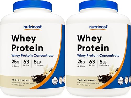 Vista 15 de Nutricost Concentrado de proteína de suero (vainilla) 2LBS