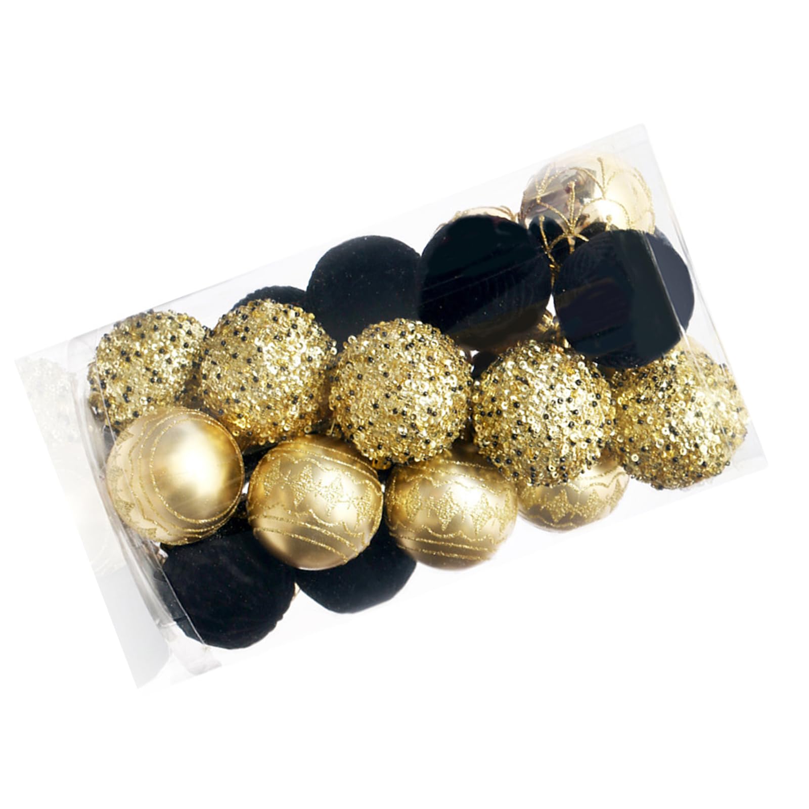Boules de Noël délicates lot de 25 ornements de fêtes maison et bureau