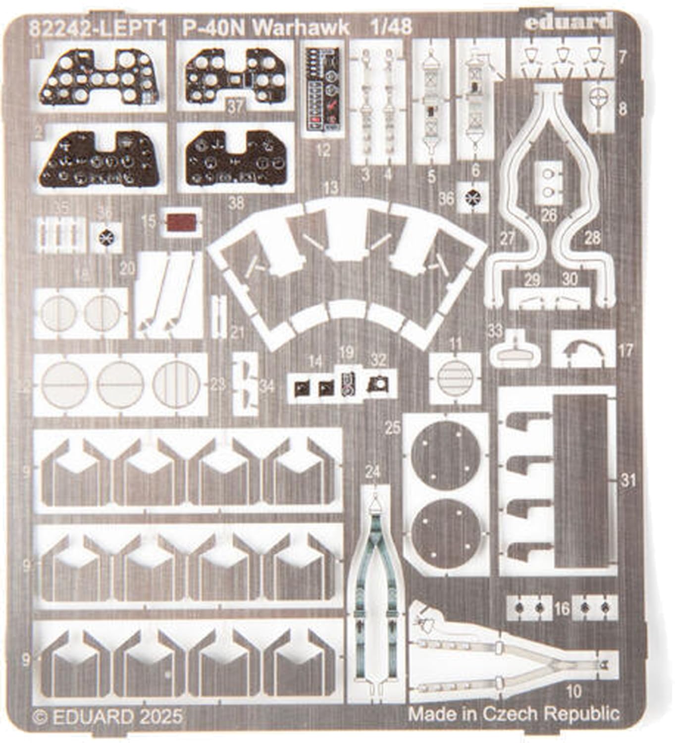 Edualdo 1/48 Profi Pack P-40N Warhawk Kunststoff Modell EDU82242 (Flugzeug)