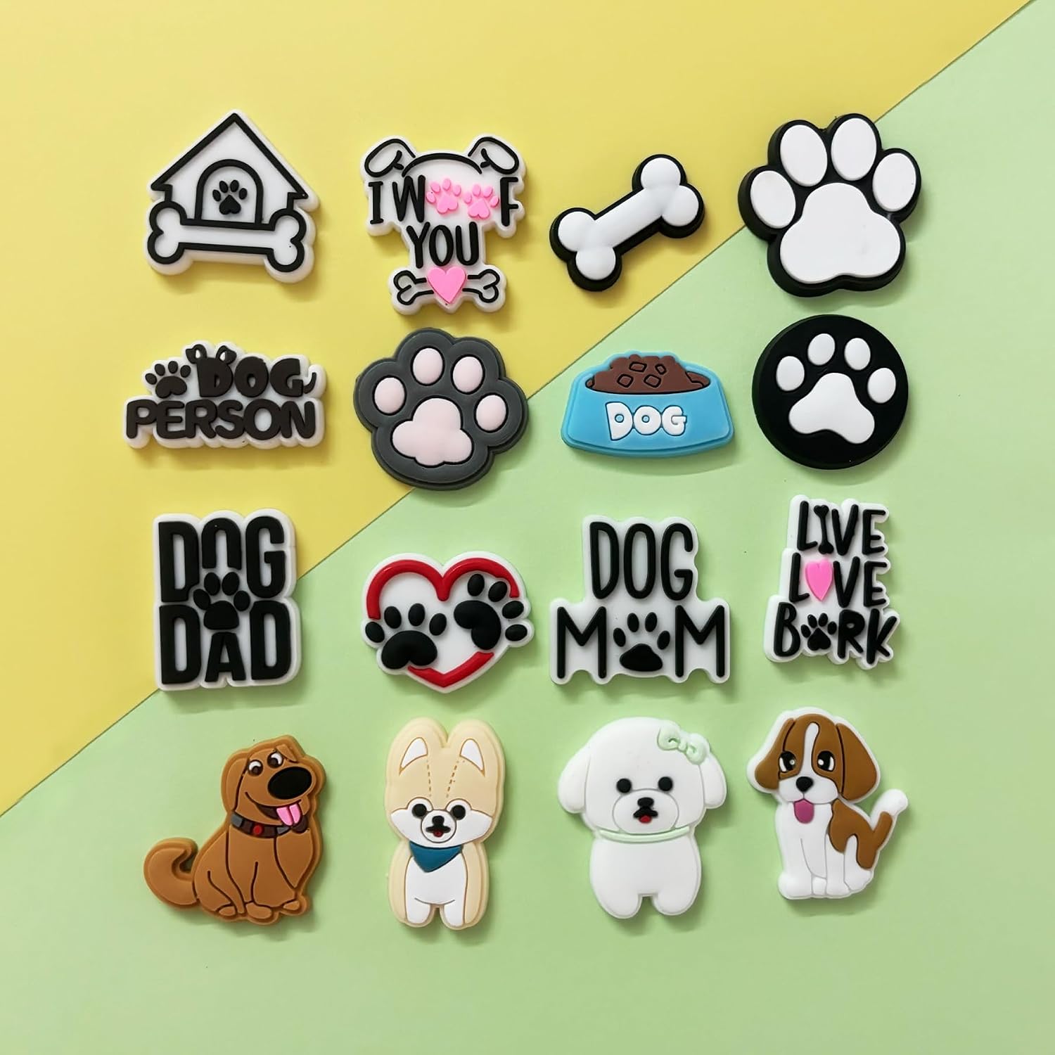 Arrebolli PVC Shoe Charms for Girls Dancing, Cheerleading, DIY Shoe Decoration Charms, Party Favor