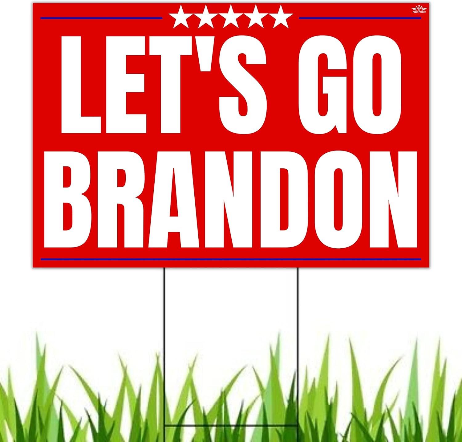 Let's Go Brandon Yard Sign 18" X 12" F Joe Biden Funny