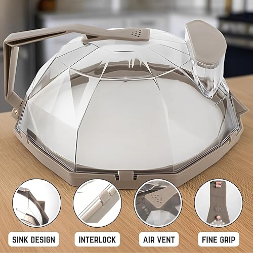 Miniatura 5 de cubierta para salpicaduras de microondas