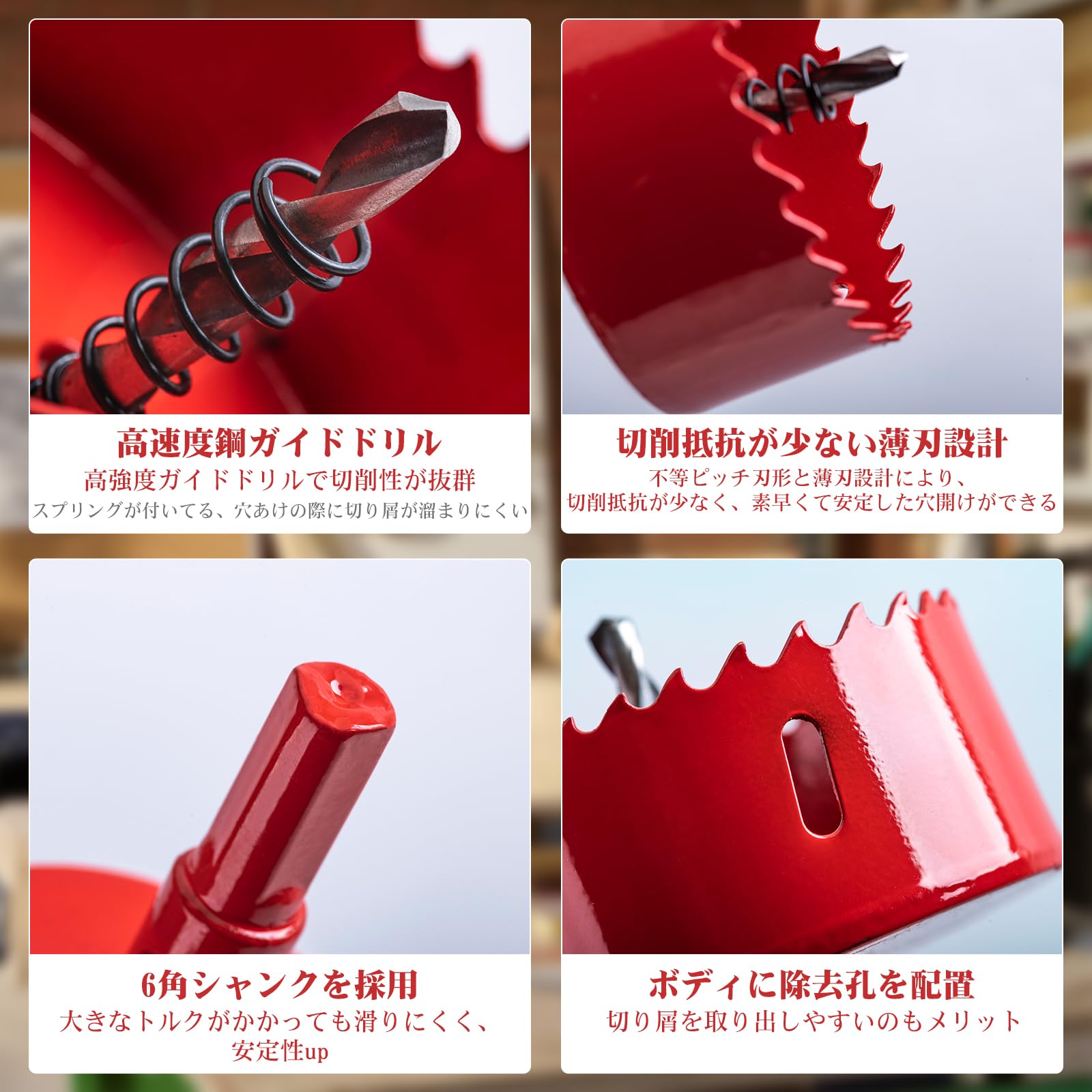 Amazon.co.jp: ホールソー 切削直径70mm バイメタル 穴あけ ドリル