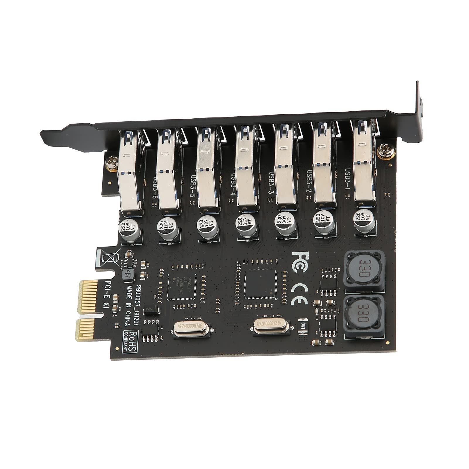 Cocoarm 7 Port PCI Express USB 3.0 Scheda di Espansione, Chipset