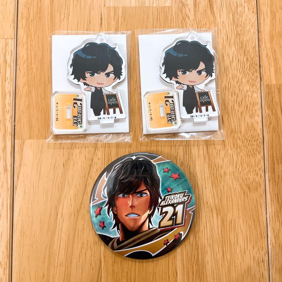 未開封！　入手困難　希少　当時物　アイキス　アクリルキーホルダー&缶バッジセット Amazon.co.jp: アイシールド21 コレクション缶バッジ アクリル