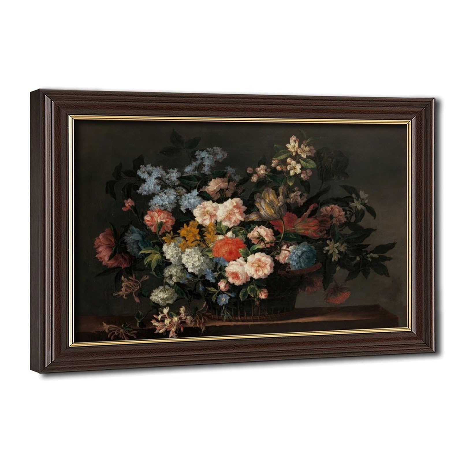 Bareronor Modern Flower Poster Canvas Poster Bedroom Decor Landscape Office Room Decor Gift 20" L X 30" W