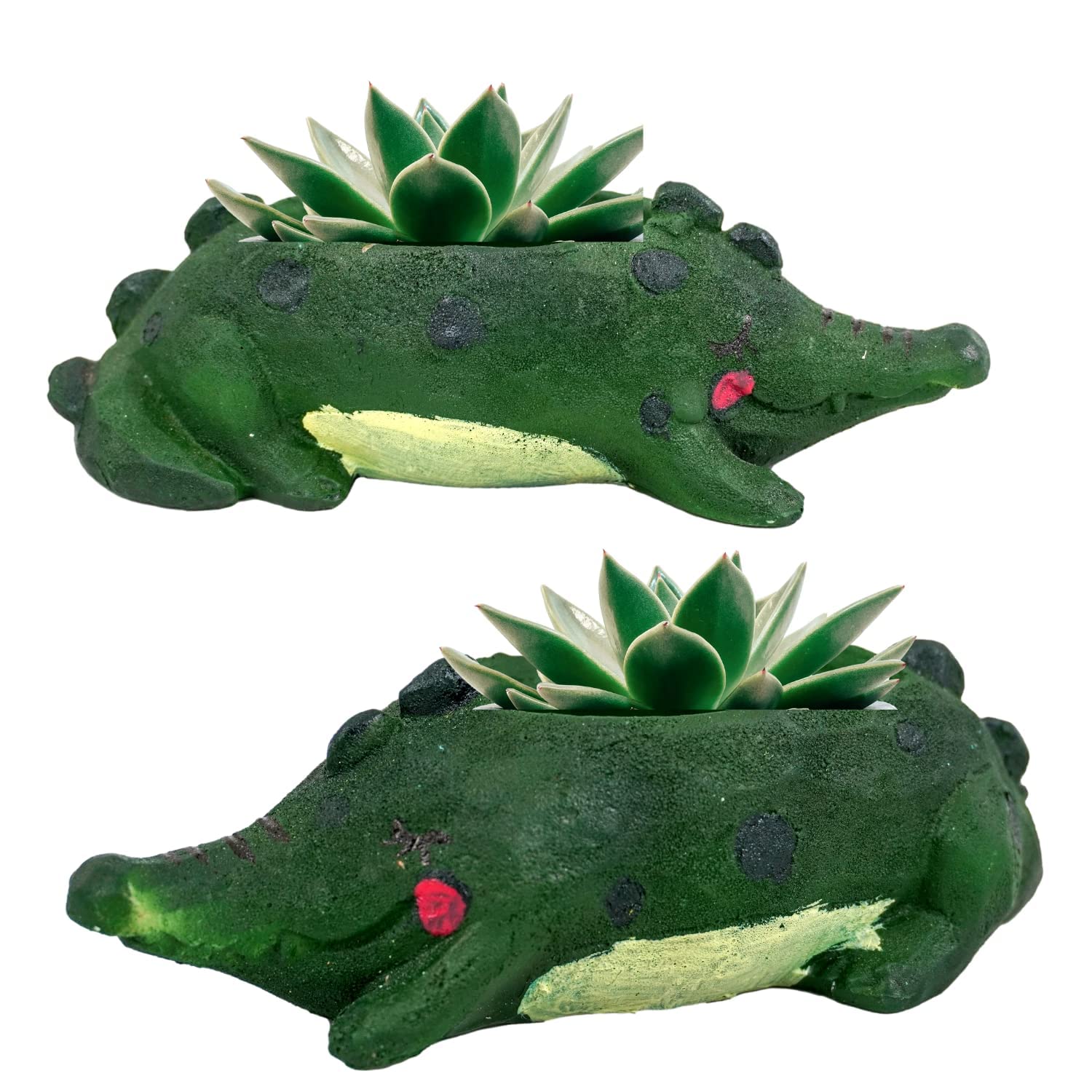8Cross Resin Pots Succulent Planter Flower Pot Creative Animal Home Office & Garden Decor Ornamental Pots Handcrafted Resin Planting Pots for Home and Garden Without Plant (8_1D-7NOD-9Z80) (B0BQMYJQYV) Amazon Price History, Amazon Price Tracker