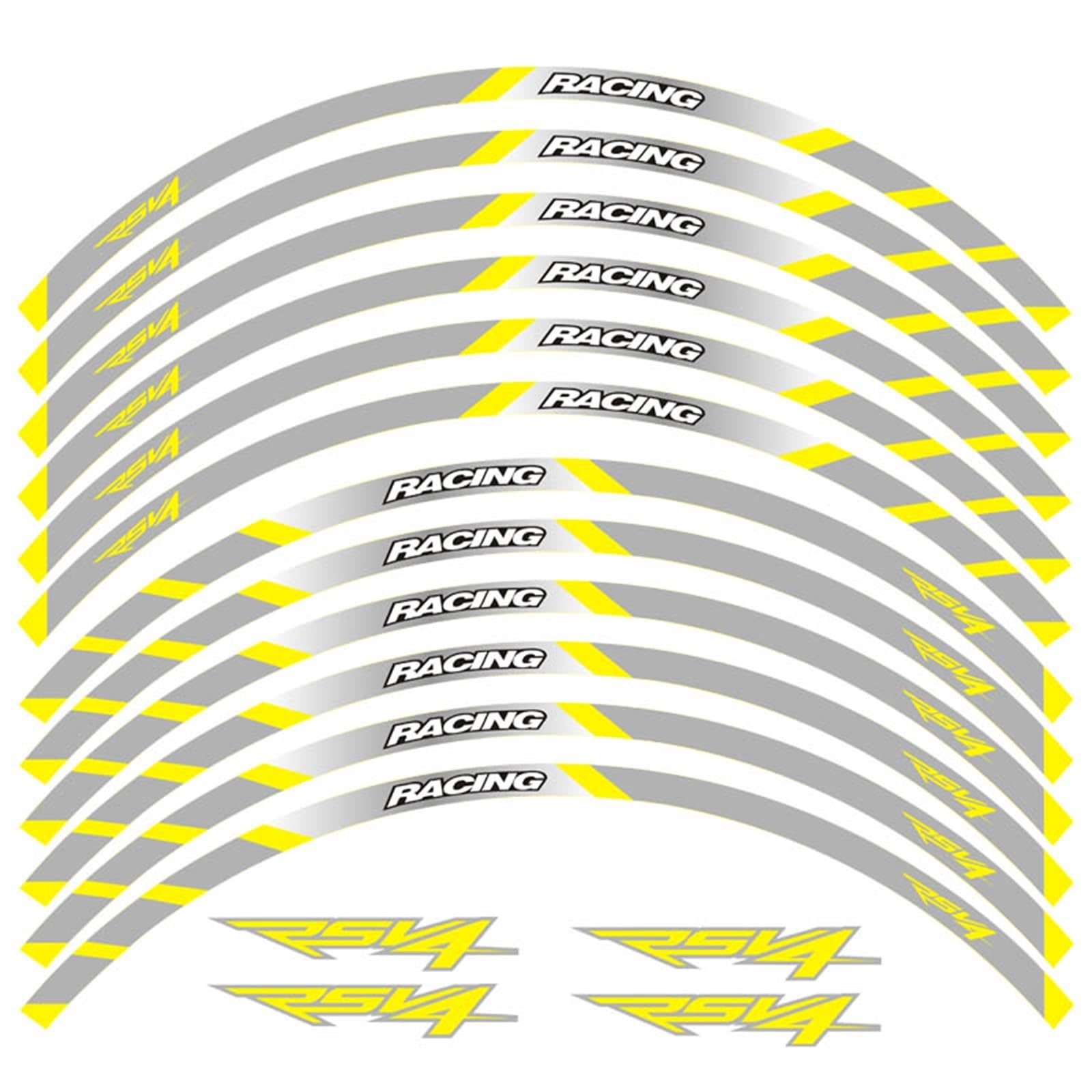 Decorative Stickers Motorcycle Wheel Sticker Stripe Reflective Rim for Aprilia RSV4 Rsv4