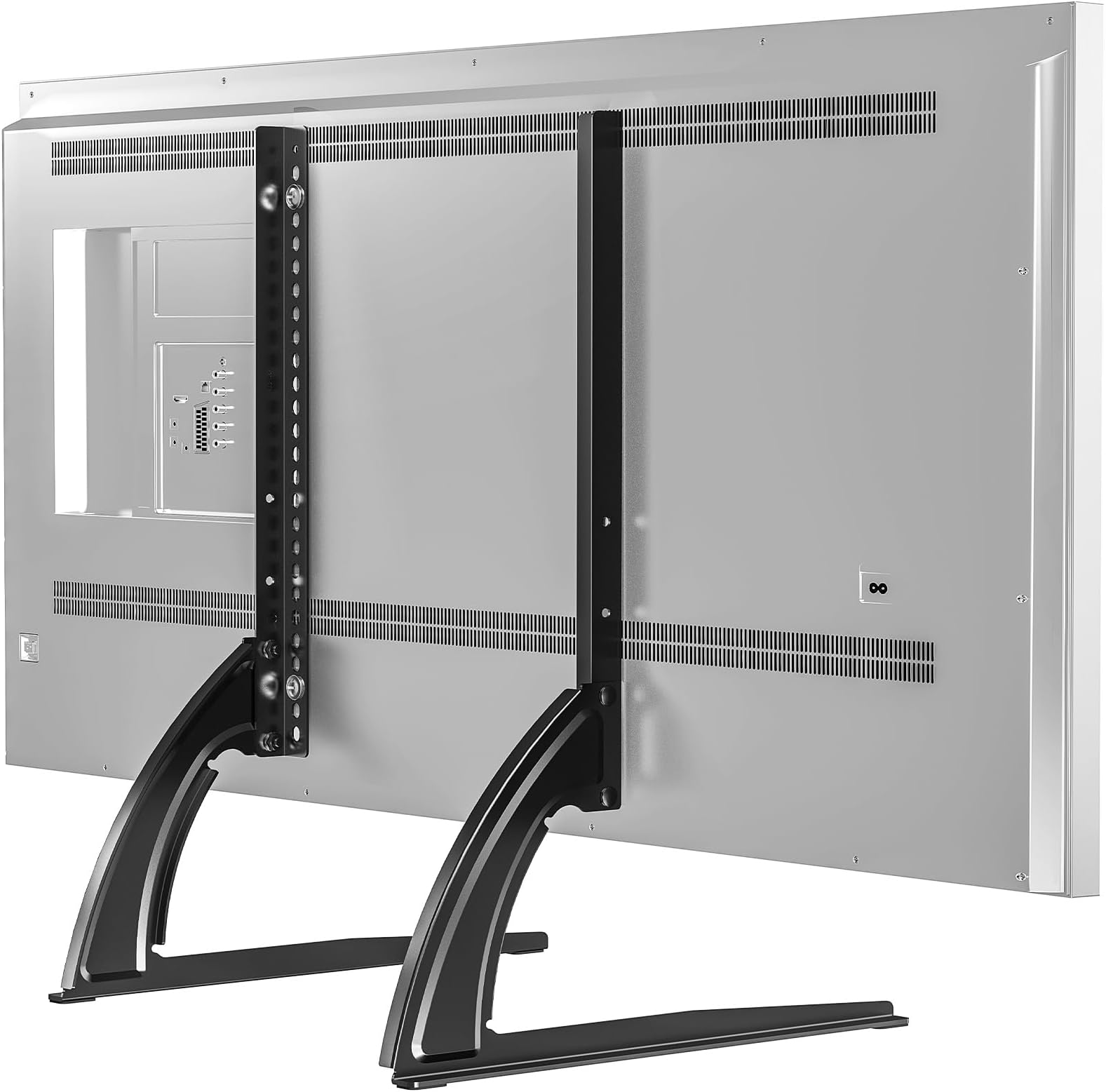 MOUNTUP TV Stand Mount, Universal TV Stand Tabletop for 27 to 55 inch Plasma LCD LED Flat Screen TVs, TV Legs, Holds up to 40kg（88lbs）, Max VESA 800 x 400mm, Height Adjustable TV Base MU1019-AE