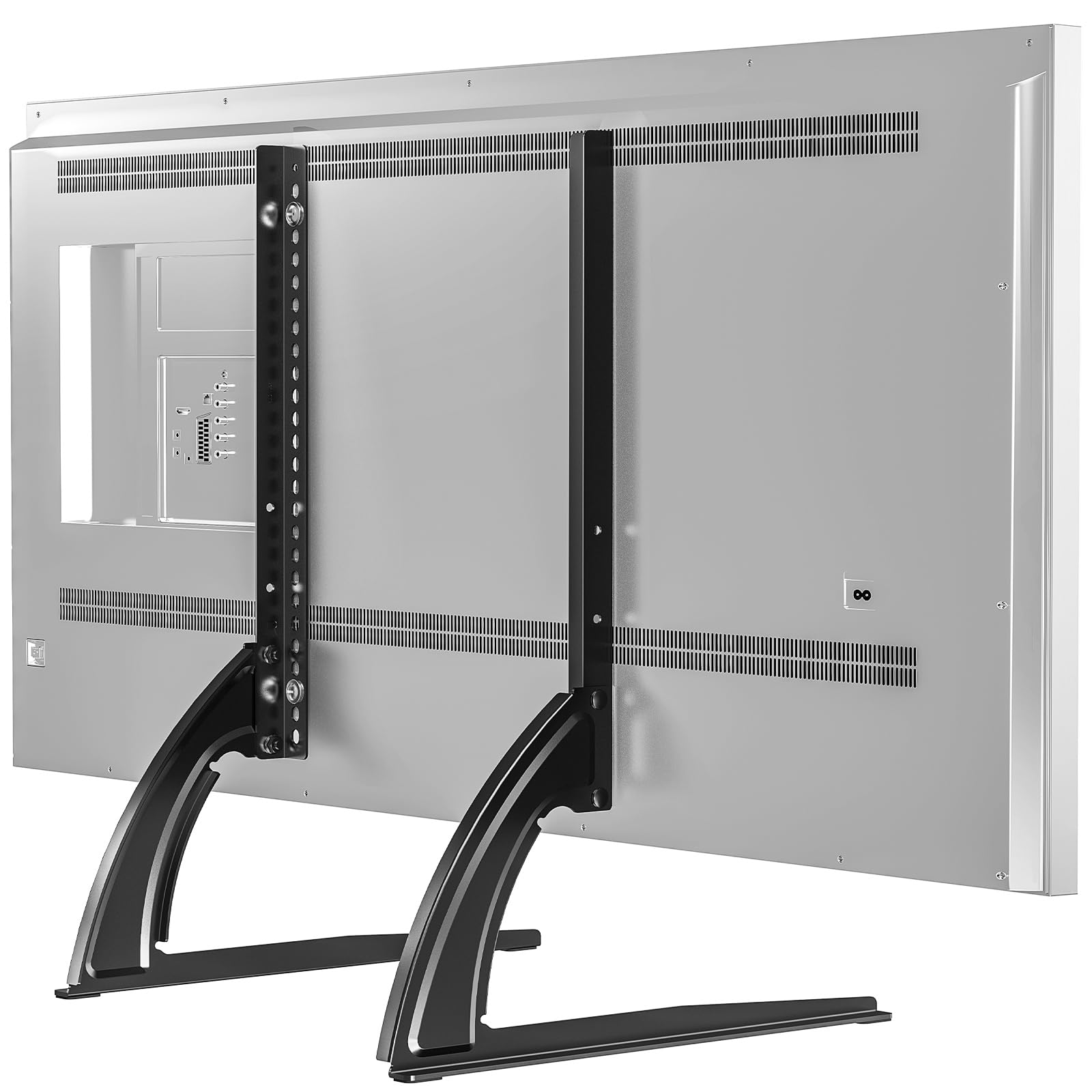 MOUNTUP TV Stand Mount, Universal TV Stand Tabletop for 27 to 55 inch Plasma LCD LED Flat Screen TVs, TV Legs, Holds up to 40kg（88lbs）, Max VESA 800 x 400mm, Height Adjustable TV Base MU1019-AE