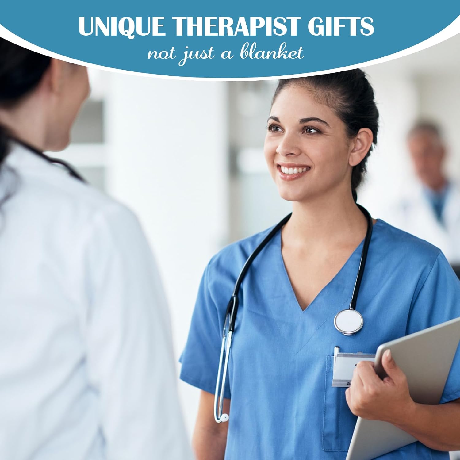 Best Therapist Gifts, Physical, Occupational, Respiratory, Massage Therapist Gifts for Women, Mental Health Therapy Christmas Birthday Presents, Funny Therapy Mentor Throw Blanket 60"X 50" Inch - Image 6