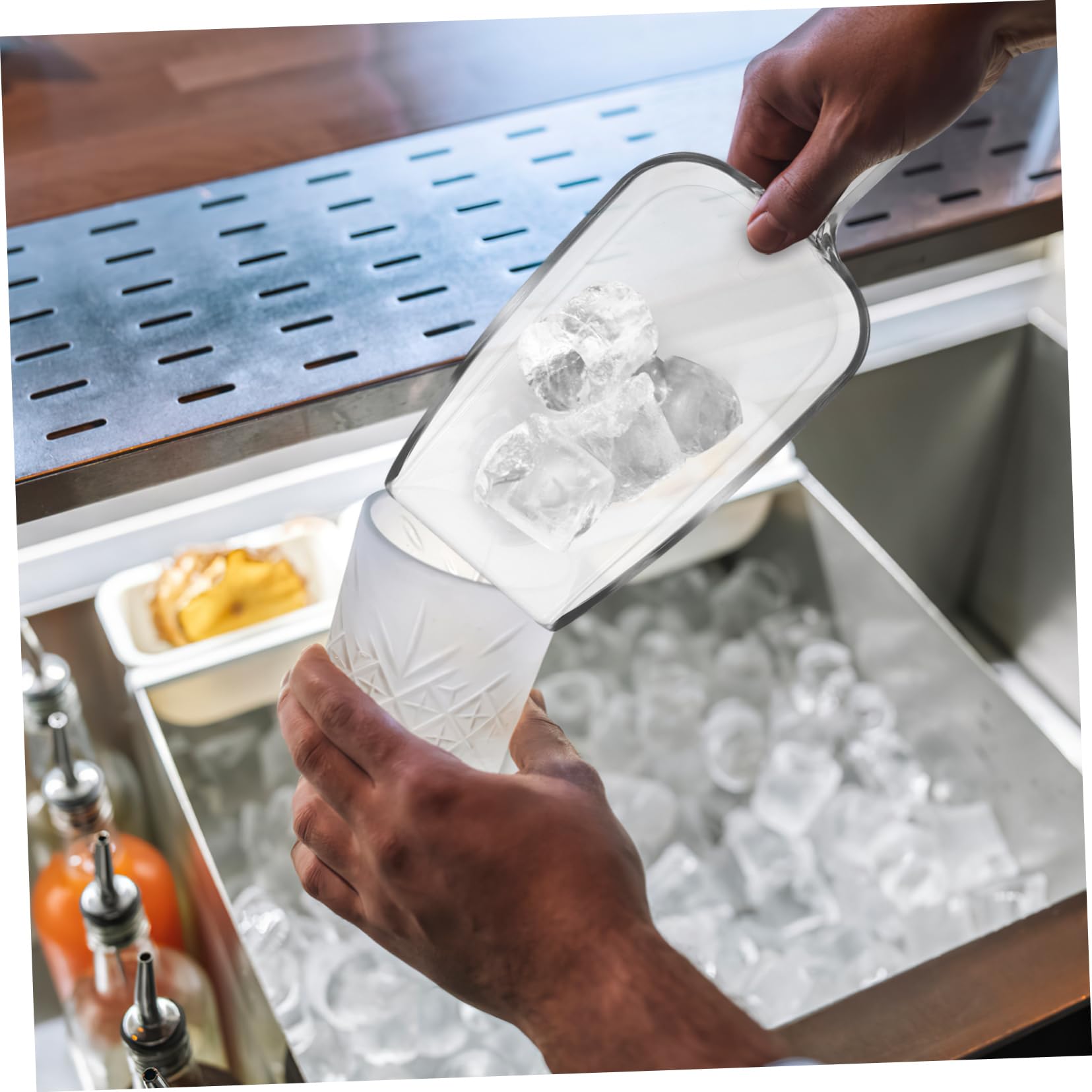 PRETYZOOM 10 Stk Eislöffel Essensschaufeln Süßigkeiten Kugeln Eisschaufeln Servierschaufeln Food-scooper Schaufel Für Tiernahrung Gewürzschaufel Transparent Plastik Wiederverwendbar