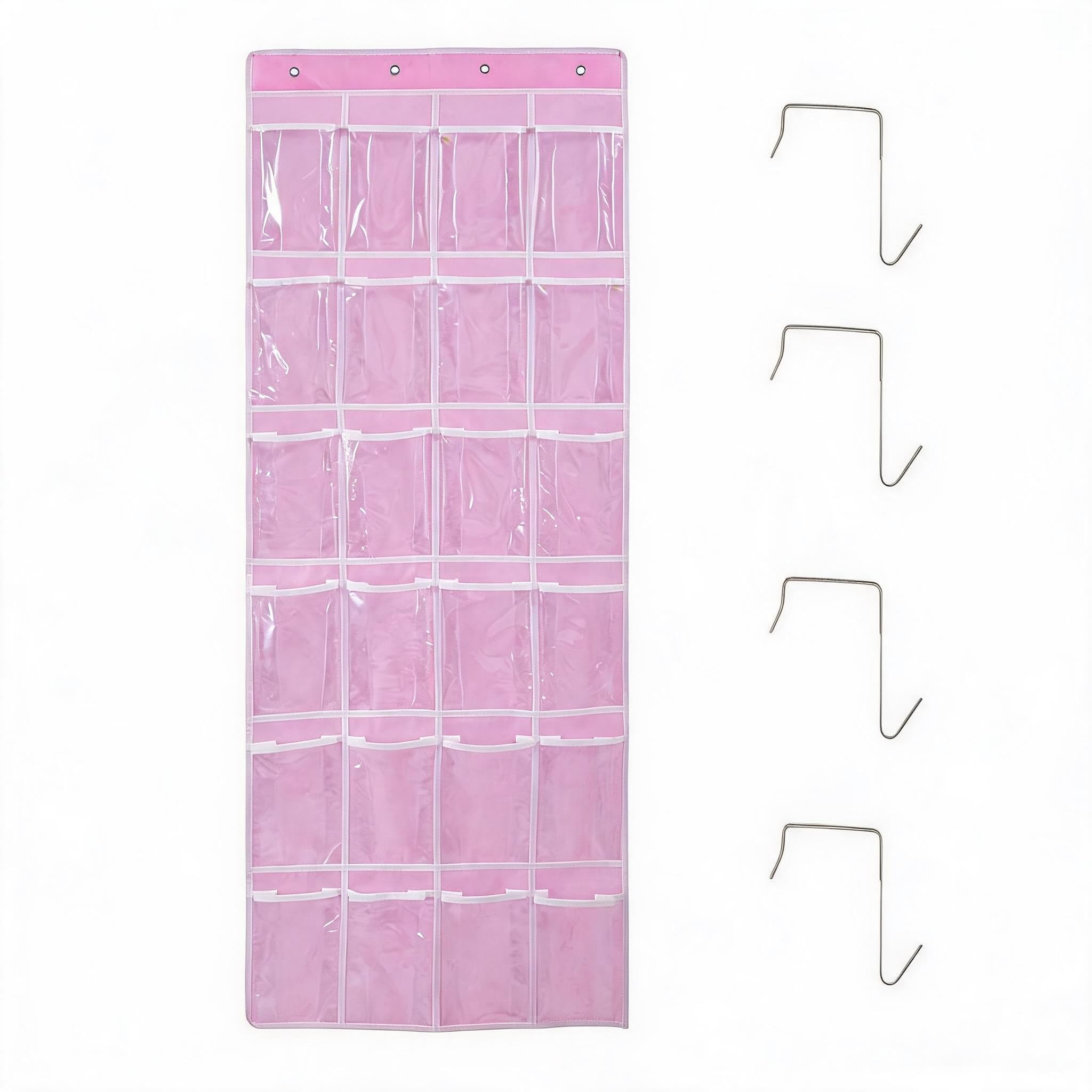 MOVECOM 24-Pocket Over-the-Door Hanging Organizer