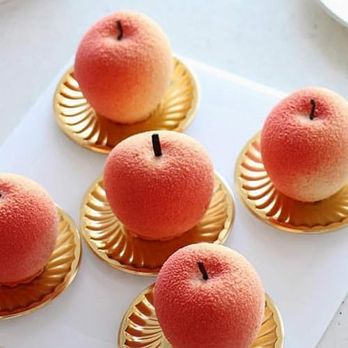 Miniatura 5 de OCPO KITCHEN Molde de silicona para hornear pasteles de mousse, dulces, chocolate, postres de frutas francesas, pasteles, cupcakes, helado, pudín,