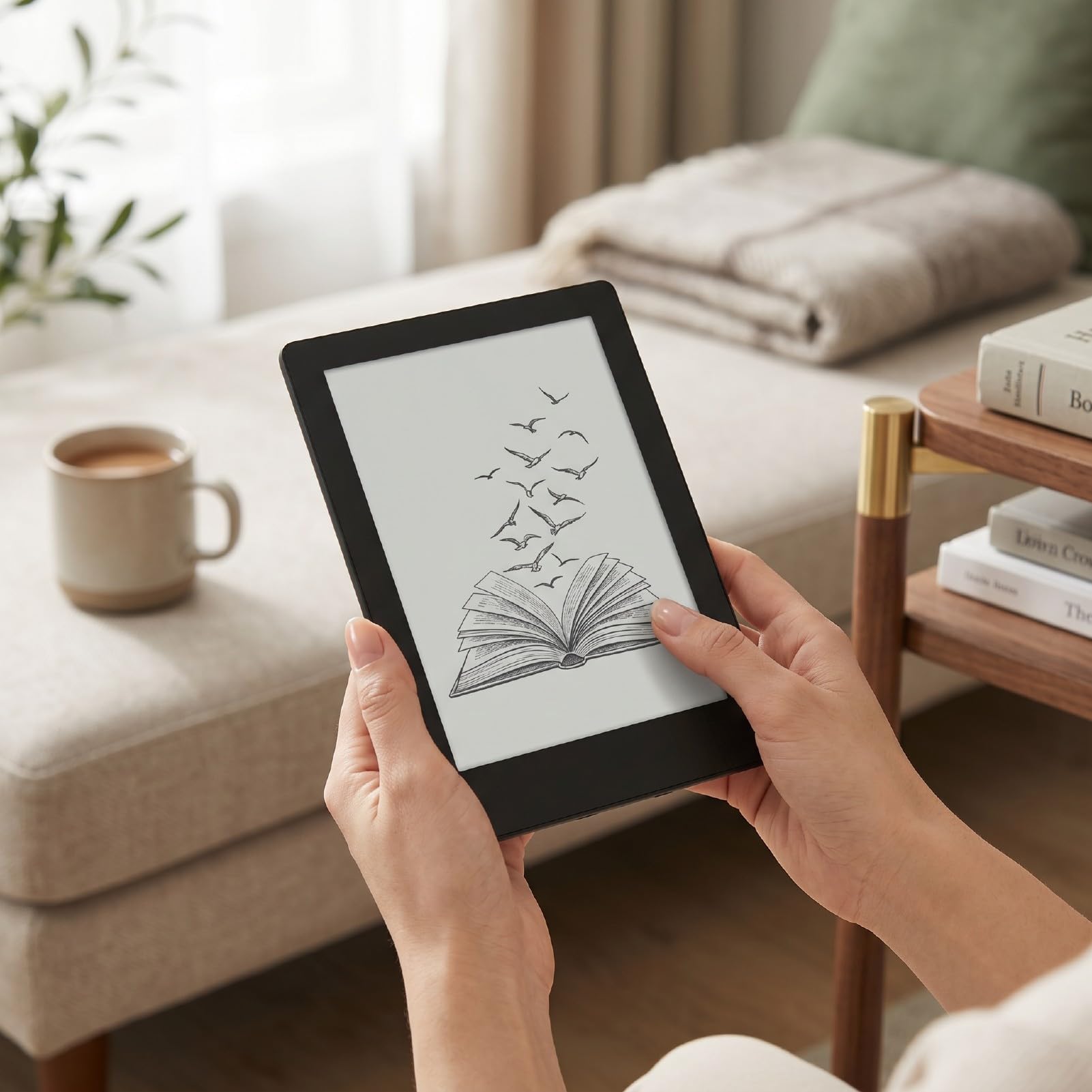 Bewinner Lettore di EBook con Touchscreen E Ink da 6 Pollici, Memoria di Archiviazione da 32 GB E WiFi