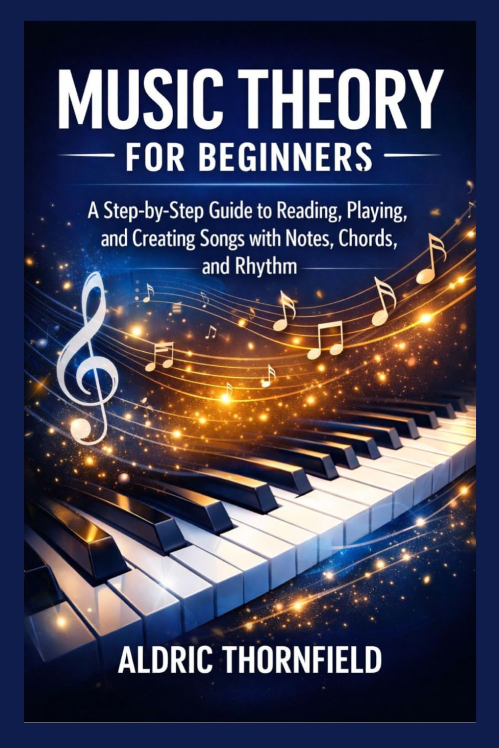 MUSIC THEORY FOR BEGINNERS: A Step-by-Step Guide to Reading, Playing, and Creating Songs with Notes, Chords, and Rhythm