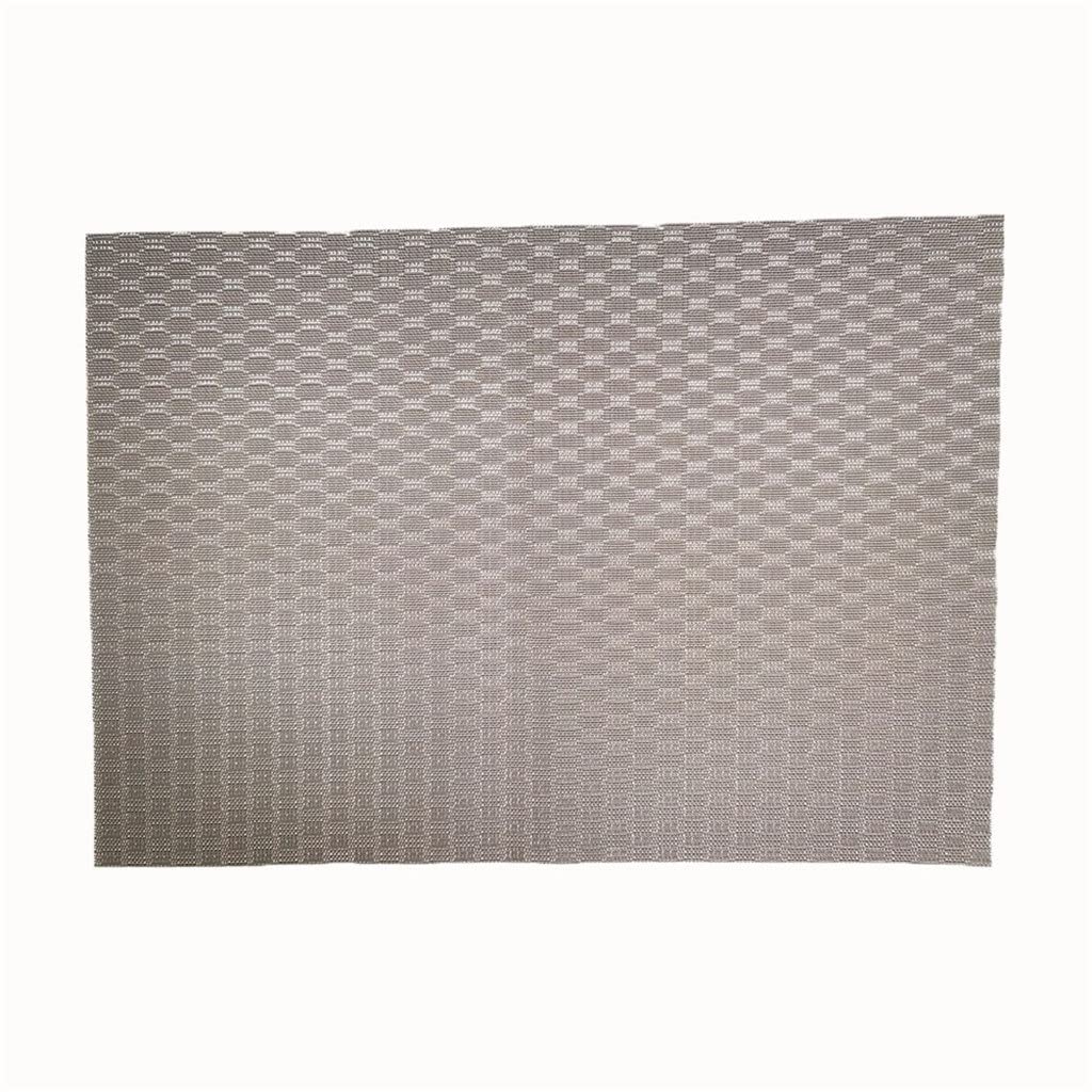 IANSHFKN European Placemats Washable PVC Dining Table Set Woven Mat Western Placemat Coaster Non-slip