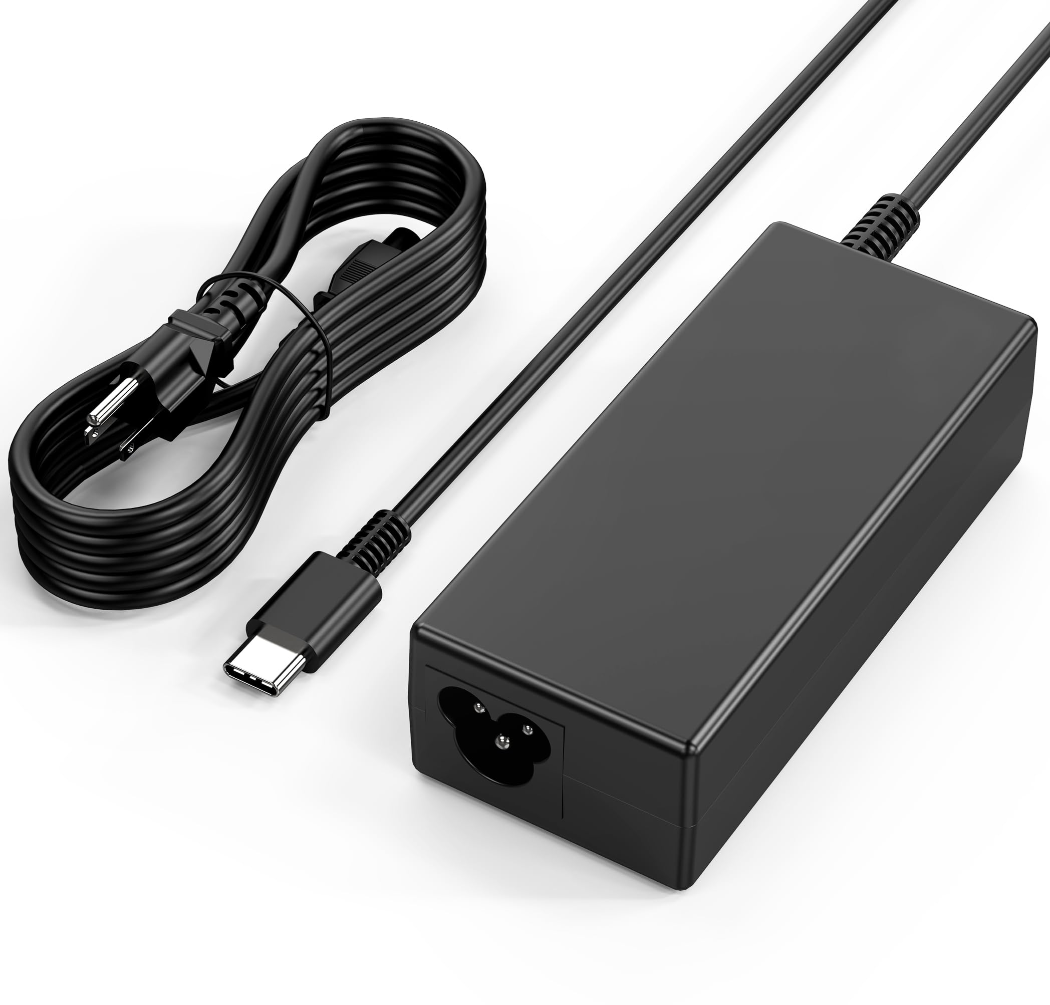 Universal 65W Chromebook Charger USB C Compatible with Lenovo Thinkpad USB C Laptop Charge Replacement for Hp Dell Chromebook 3100 Latitude 5420 Asus Samsung Acer Computer Charger Type-c Power Supply