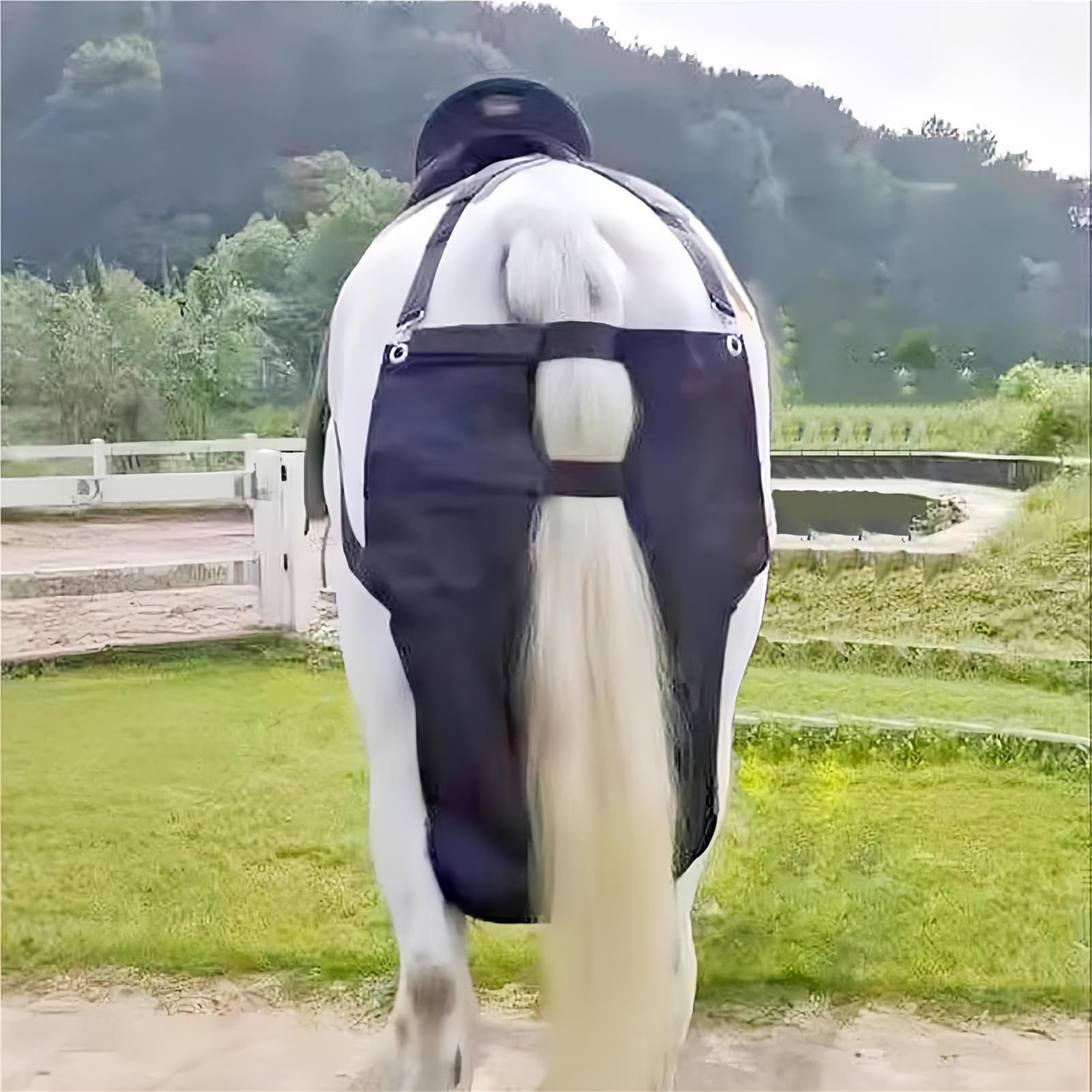 Bolsa impermeable para recoger estiércol de caballo, bolsa ligera para excrementos equinos para bodas, desfiles y eventos escénicos, diseño de fácil ajuste para una limpieza cómoda