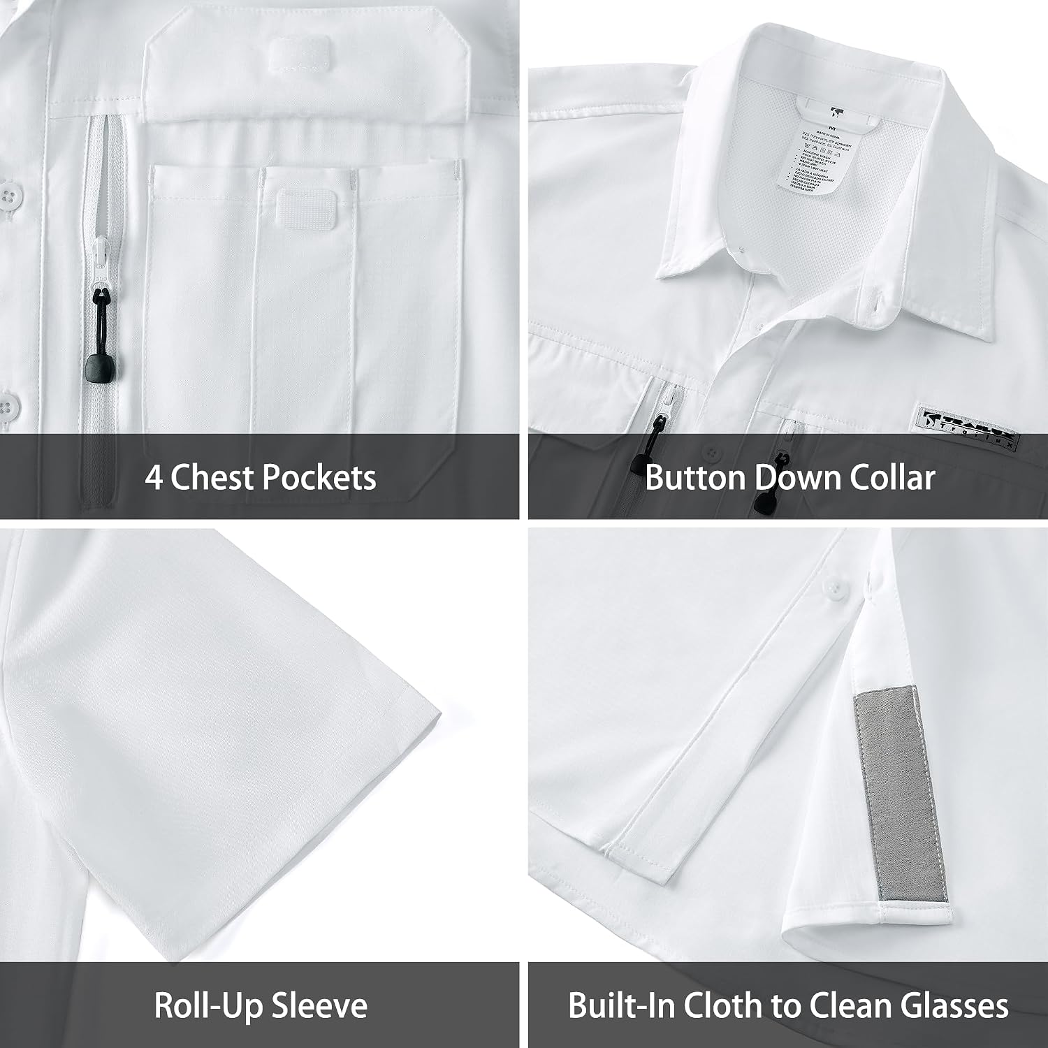 Men's Fishing Shirt Short Sleeve UPF50