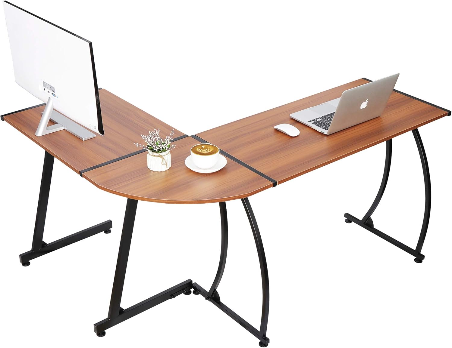 An alternative configuration of the ZenStyle L-Shaped Desk
