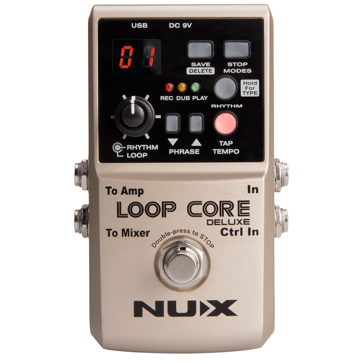 ギター NUX Loop Core Deluxe Amazon.com: NUX Loop Core Deluxe Guitar Looper Pedal, with