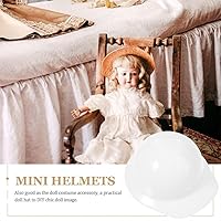 Vista 3 de ABOOFAN 10 piezas de mini sombrero de construcción en miniatura, casco de seguridad para animales pequeños, tapas duras para mascotas, pollo