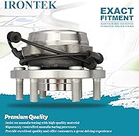 Vista 4 de IRONTEK 515065x2 Conjunto de cojinete de rueda delantera y cubo con ABS para 2005-2015 para Nissan FrontierXterra, Pathfinder 2005-2012, 2009-2012
