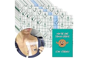 50 Count 4 x 4 Inch Transparent Adhesive Film Wound Care Dressings