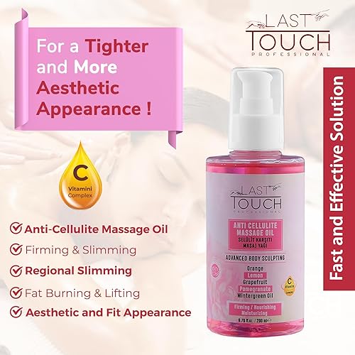 Miniatura 2 de Aceite de masaje anticelulítico para terapia de masaje, crema para la celulitis que aprieta la piel con complejo de vitamina C para mujeres,