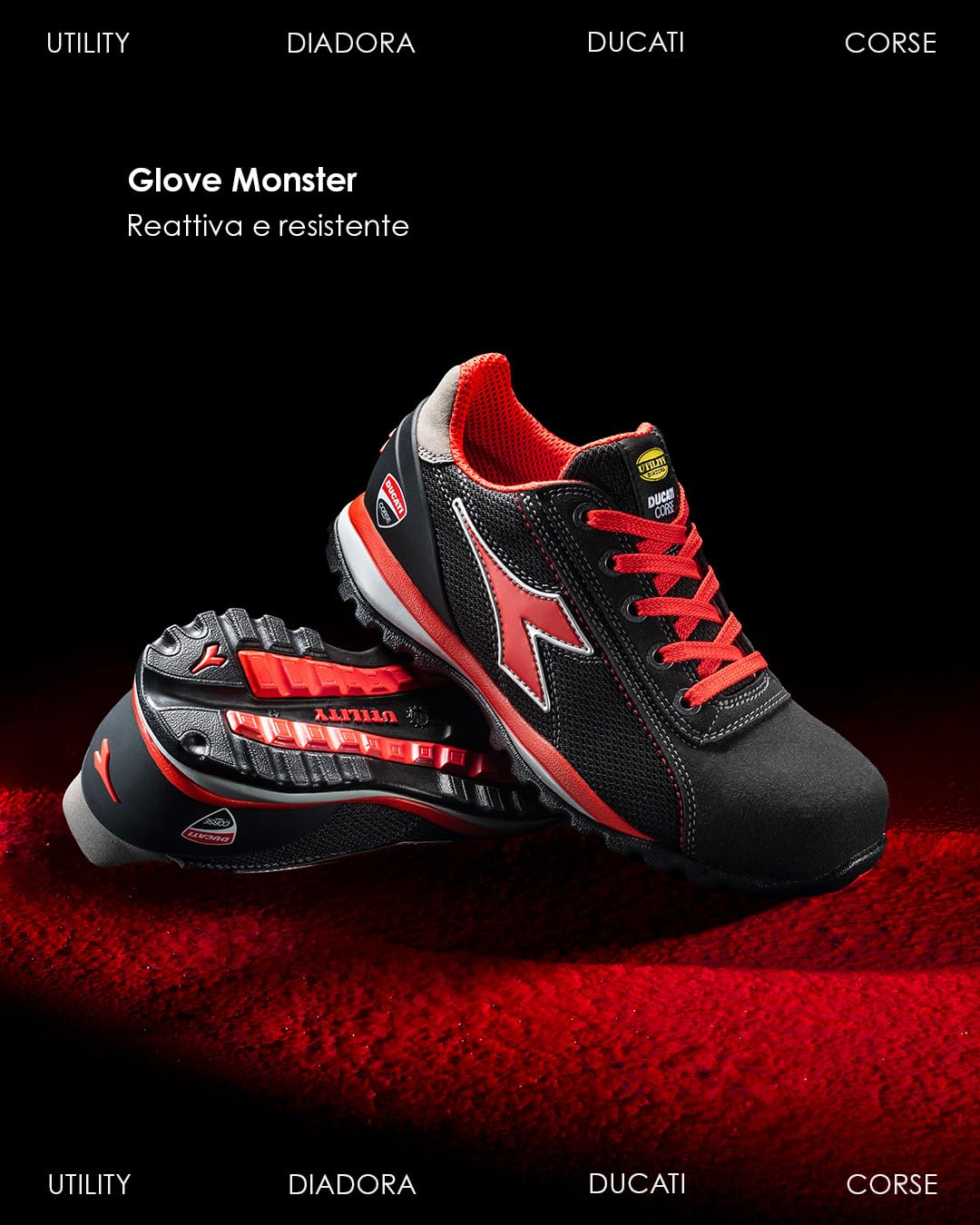 Utility Diadora Glove Monster Low S1ps Fo HRO Zapatos de Seguridad y contra incendiosUnisex Adulto