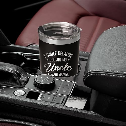 Miniatura 5 de BeneCharm Vaso divertido para tío – Taza de café de regalo para el tío – Navidad, Día del Padre, cumpleaños